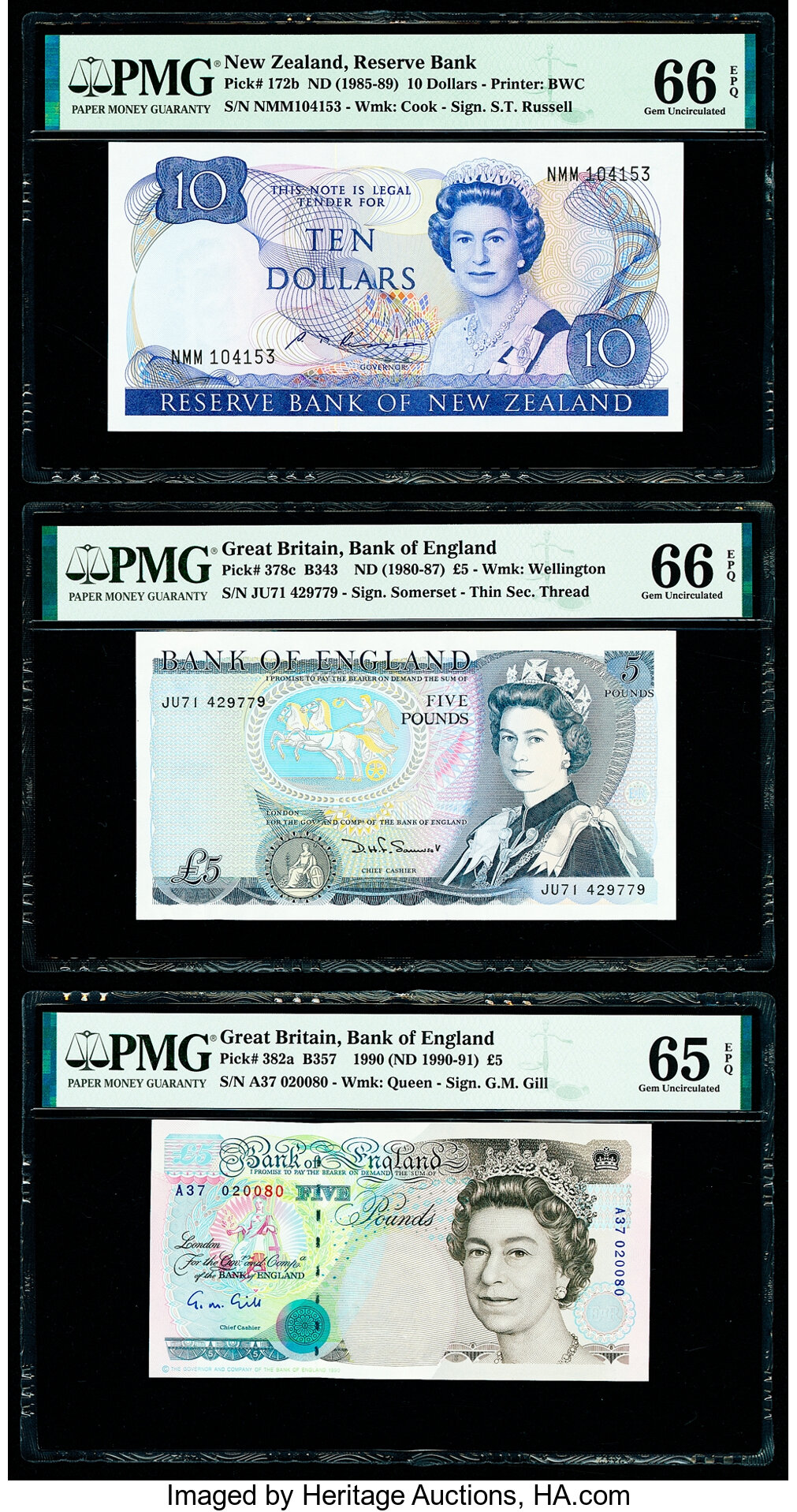 image for: United Kingdom  5 pounds (B192b)