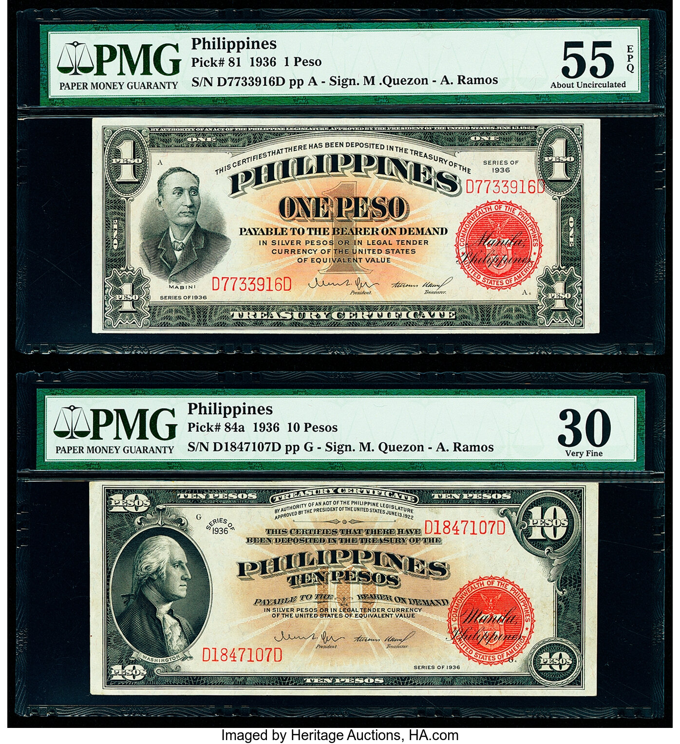 image for: Philippines  1 peso (B538a)