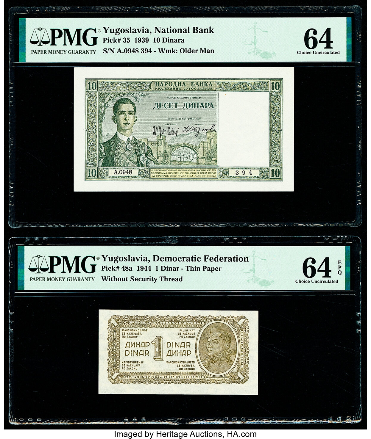 image for: Yugoslavia  100 dinara (dinars) (B102as)