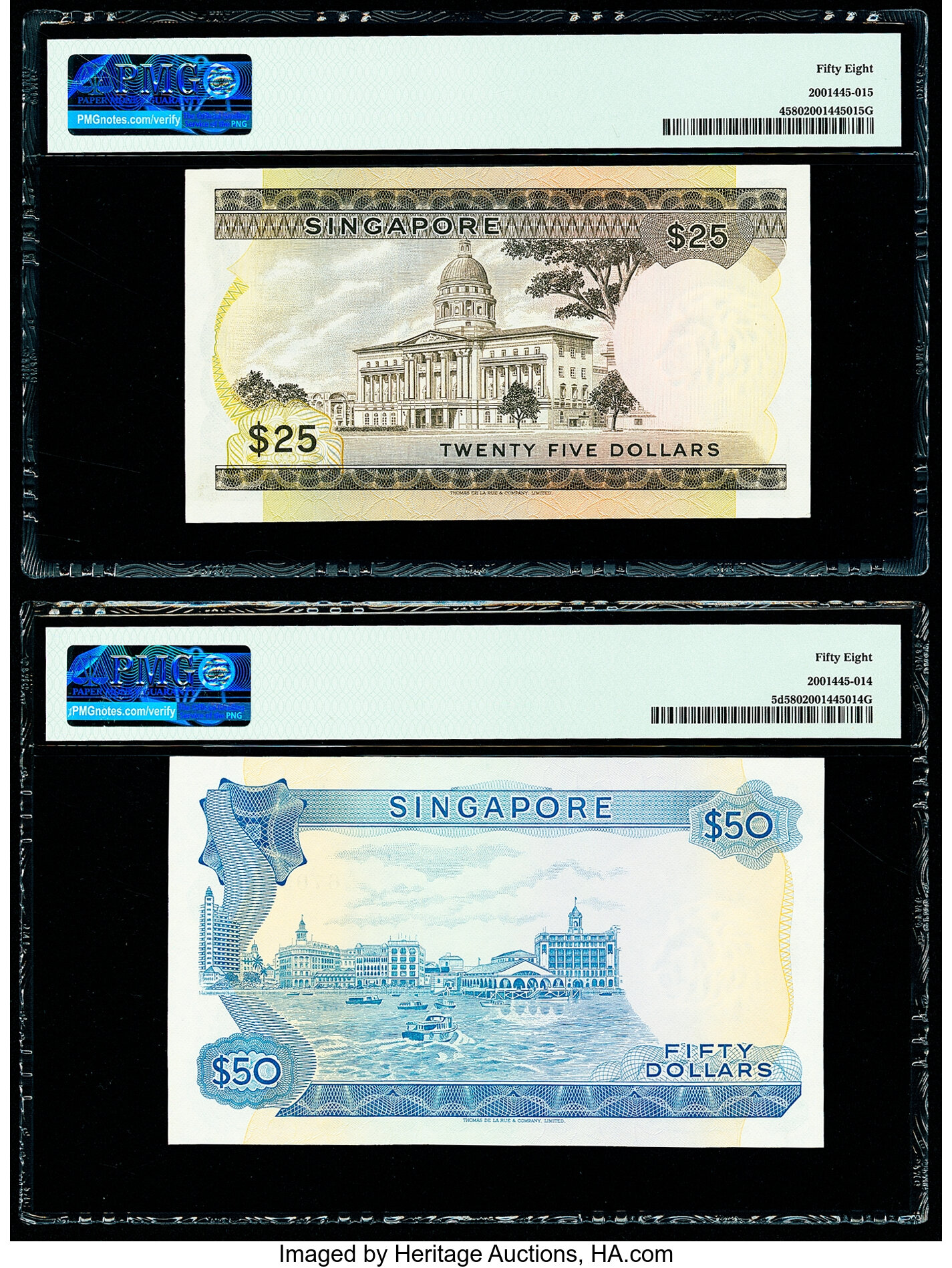 image for: Singapore  25 dollars (B104az)