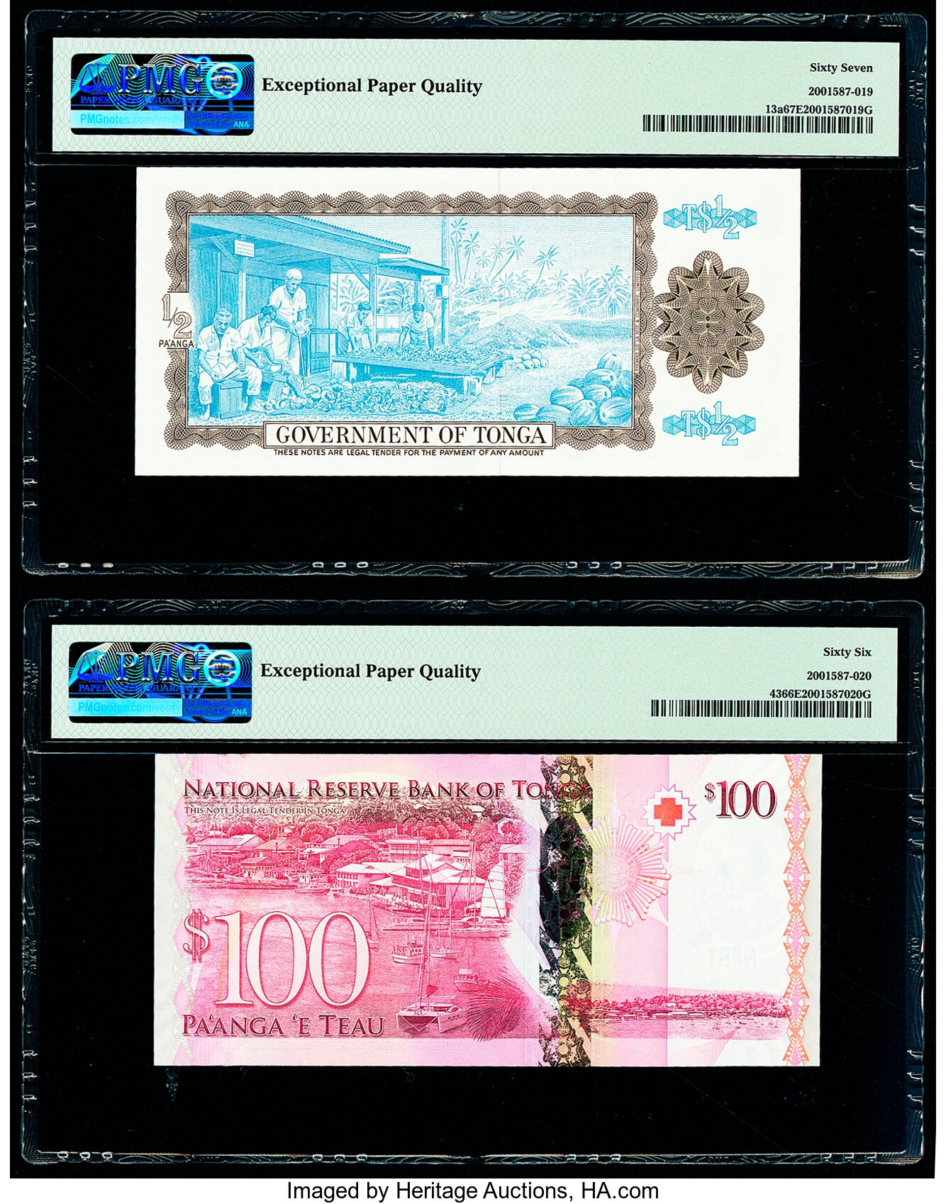 image for: Tonga  1/2 pa?anga(B113a)