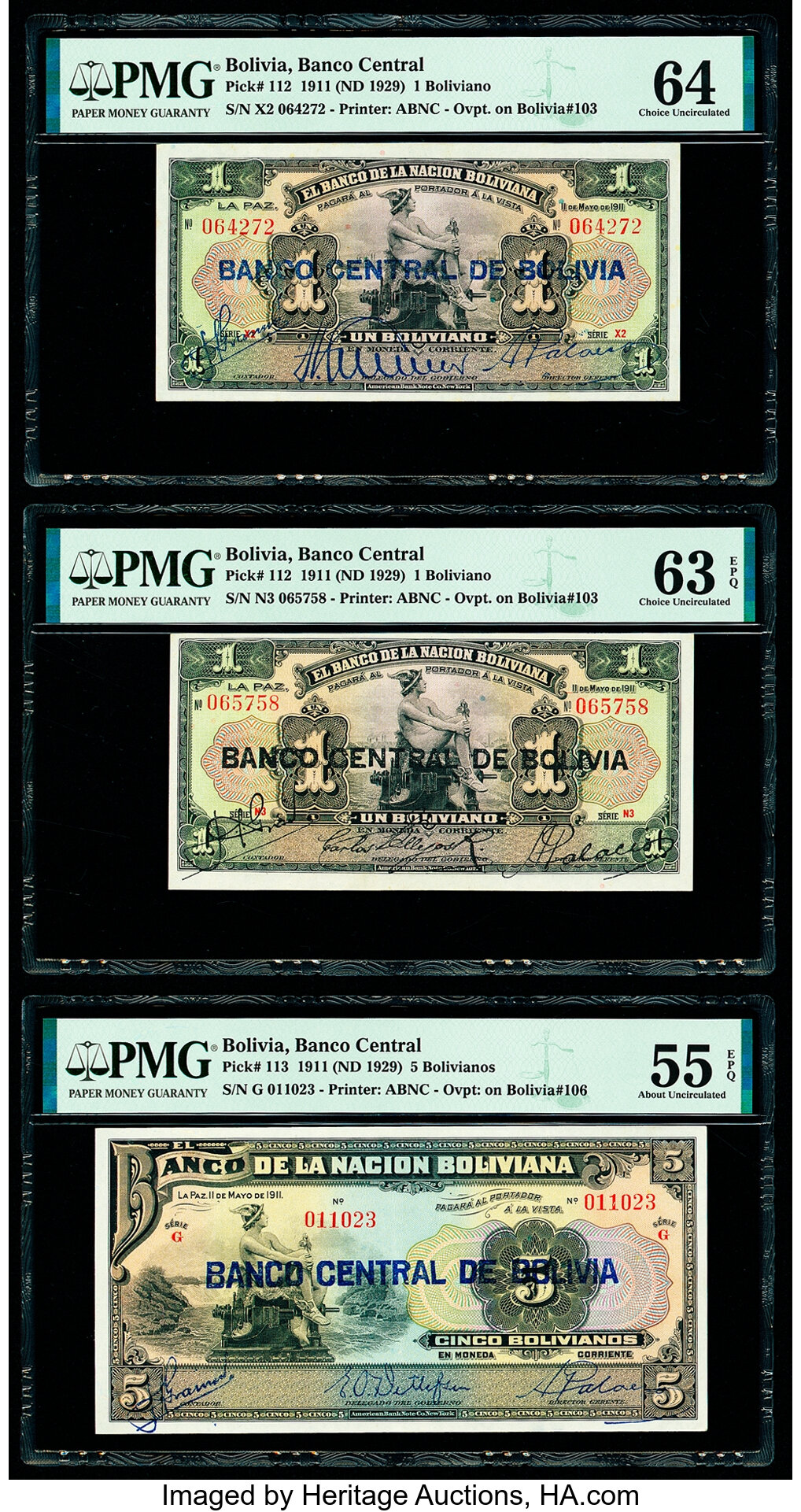 image for: Bolivia  5 bolivianos(B302b)