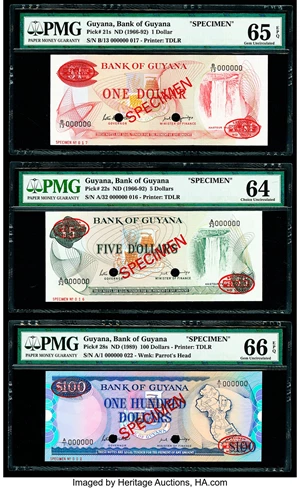 image for: Guyana 1 dollar (B101a)