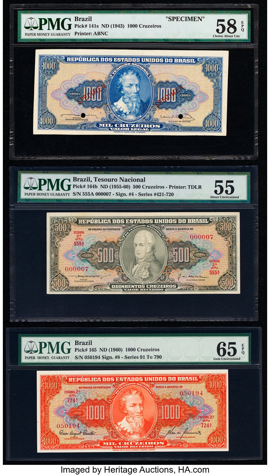image for: Brazil  1,000 cruzeiros (B819b)