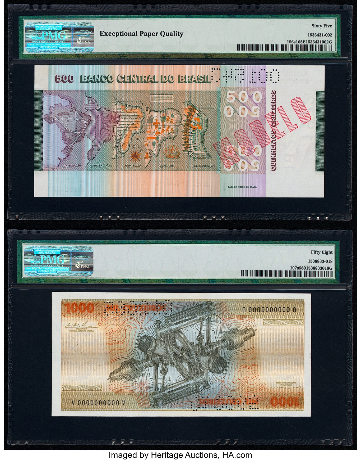 image for: Brazil  10 cruzeiros (B814b)