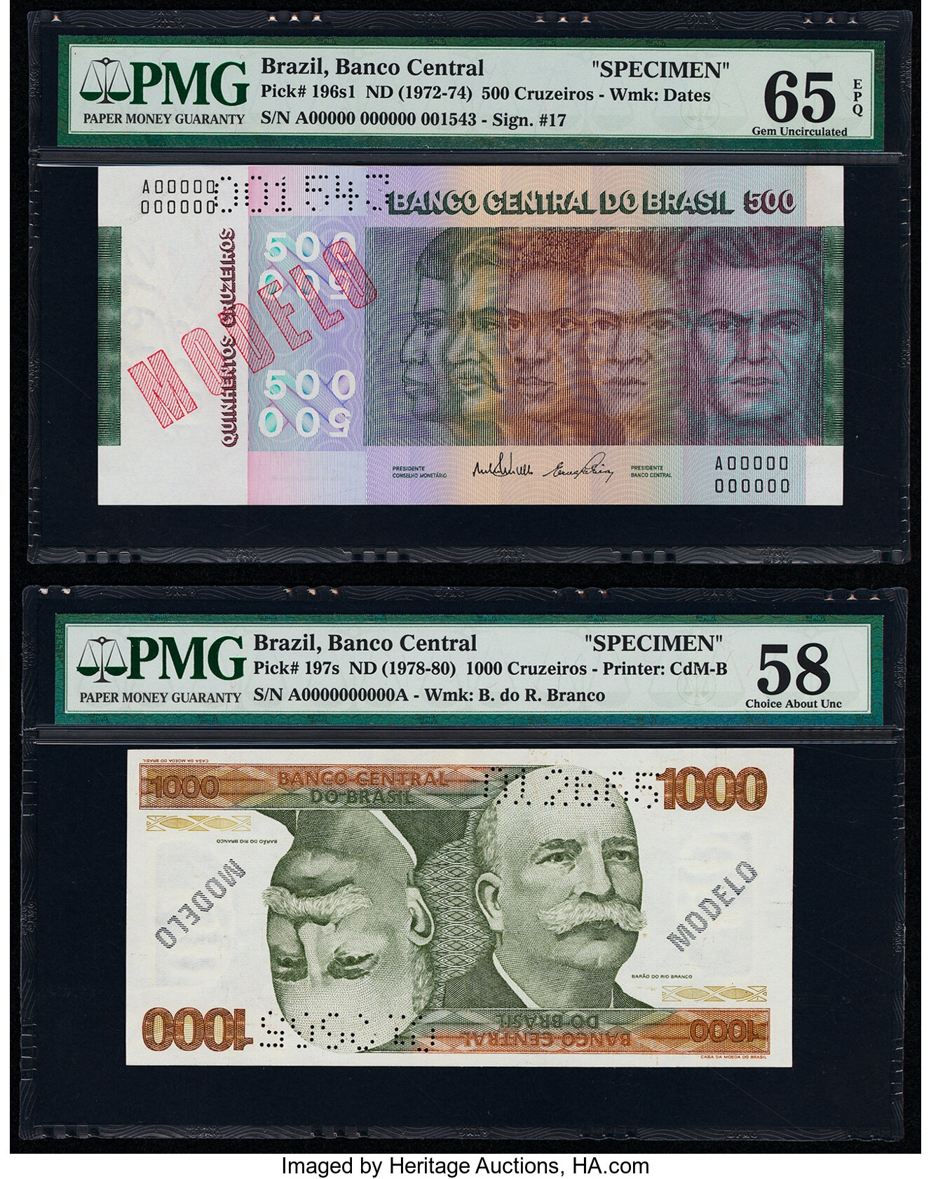 image for: Brazil  1,000 cruzeiros (B819bz)