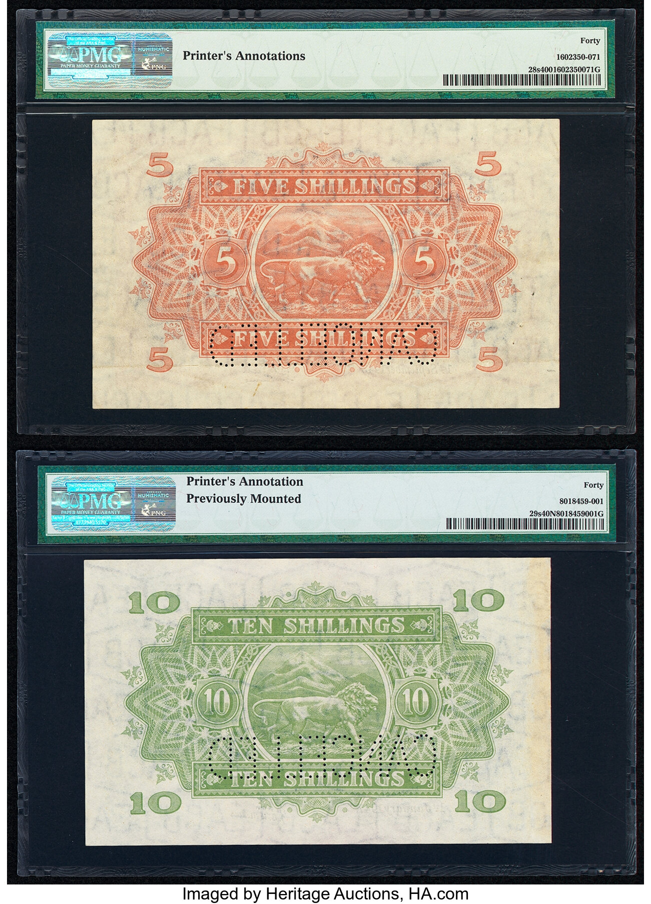 image for: East Africa  20 shillings = 1 pound(B219e)