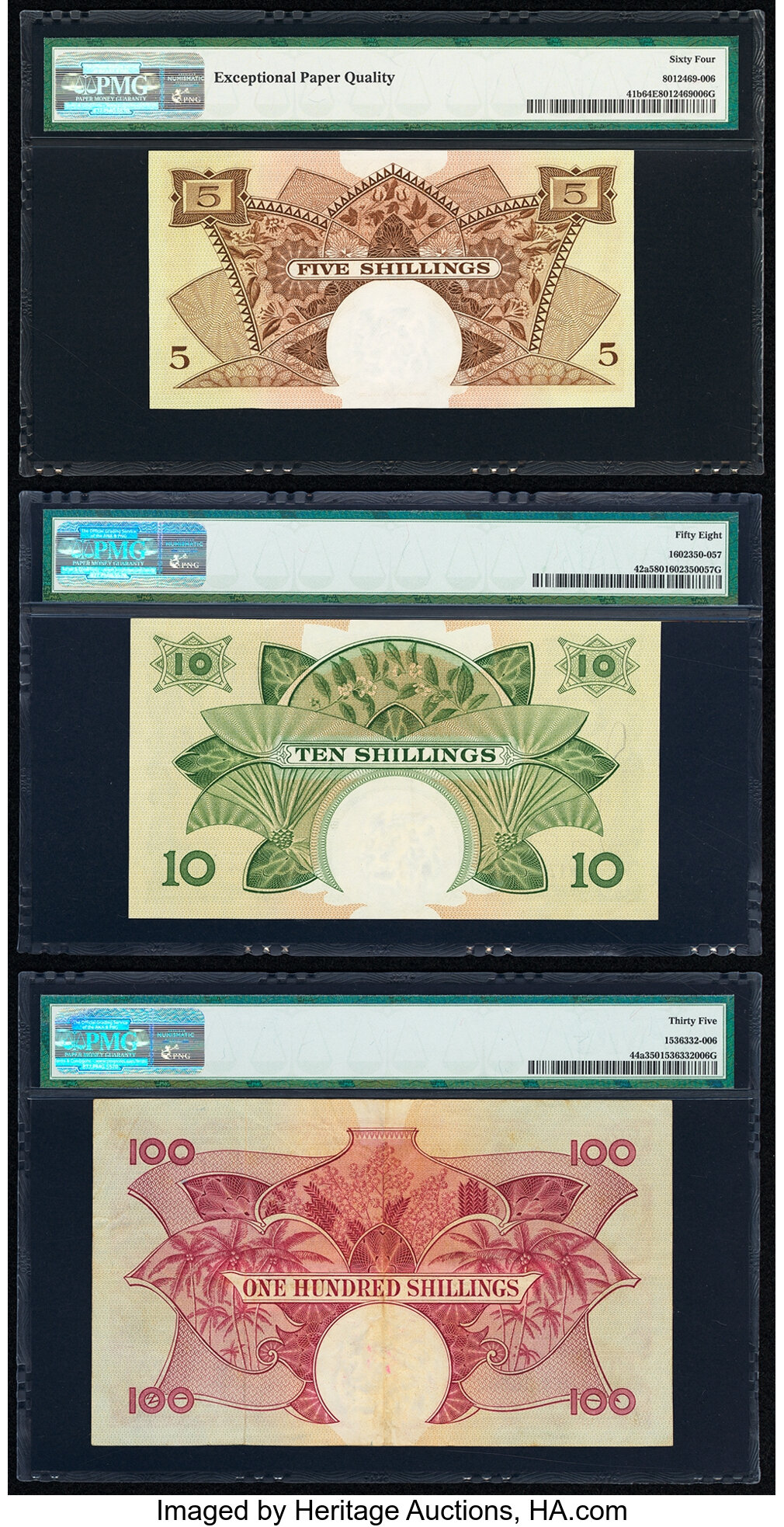 image for: East Africa  5 shillings(B227bs)