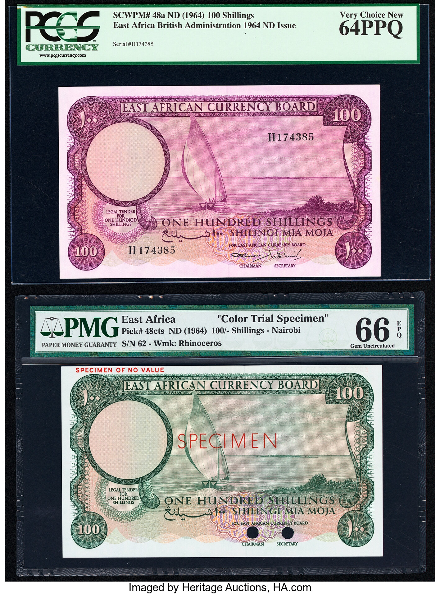 image for: East Africa  100 shillings(B234as)