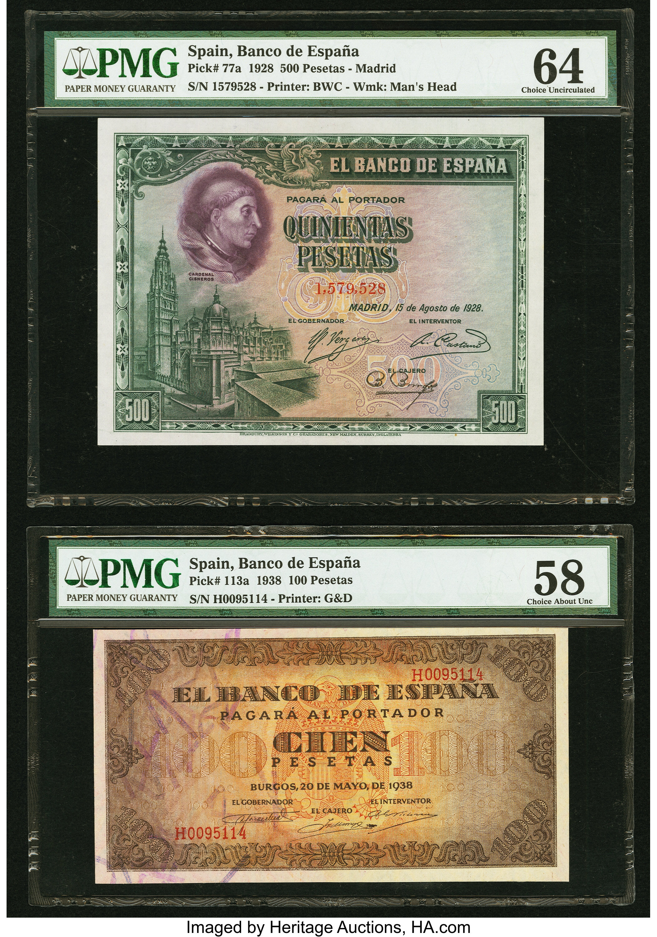 image for: Spain  500 pesetas (B585a)