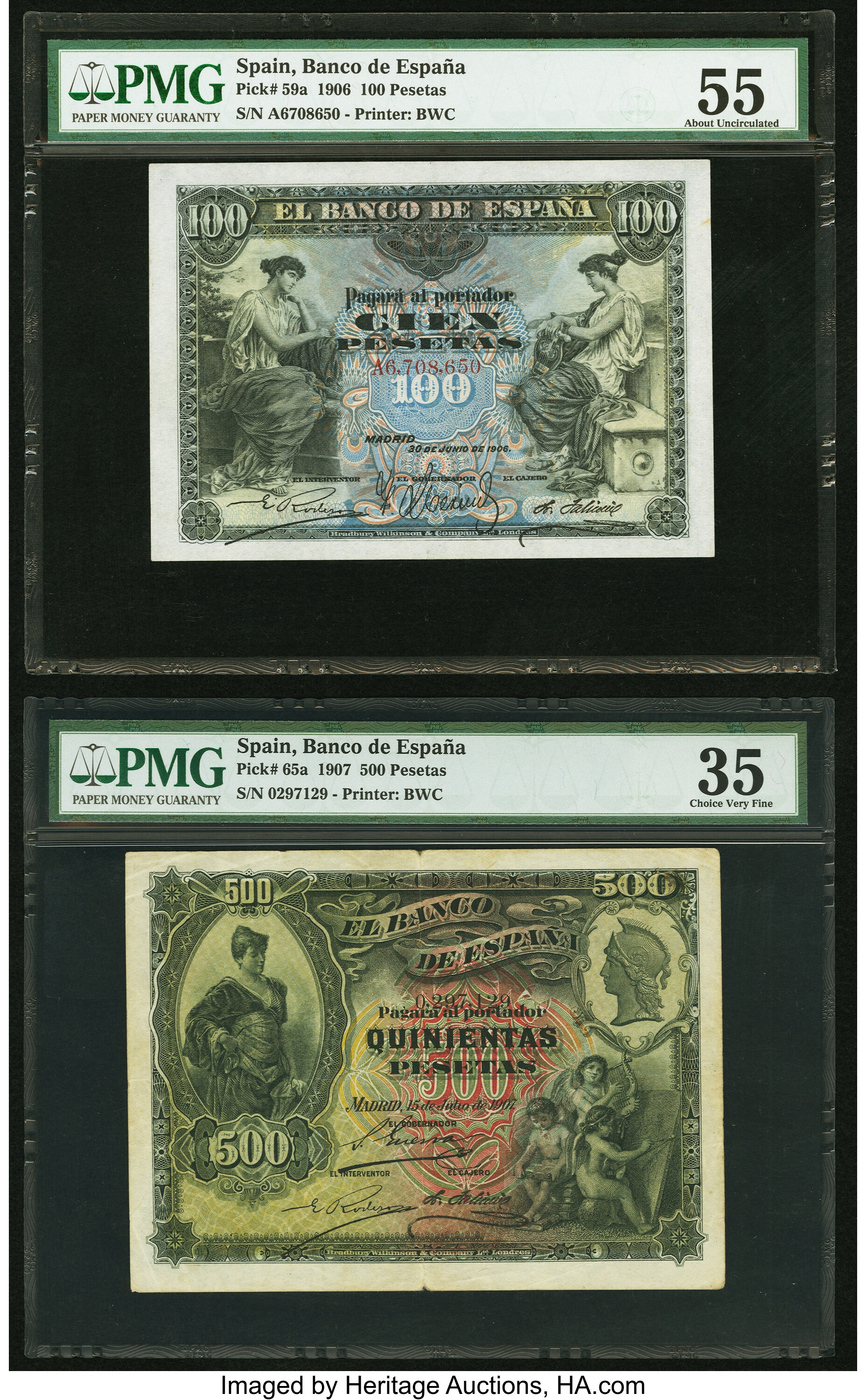 image for: Spain  100 pesetas(B500b)