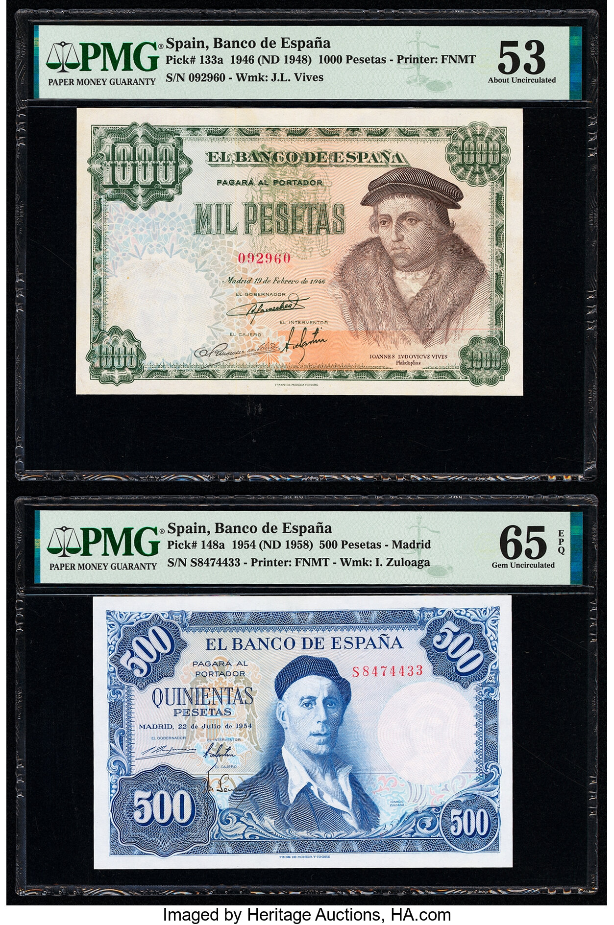 image for: Spain  500 pesetas (B614as)
