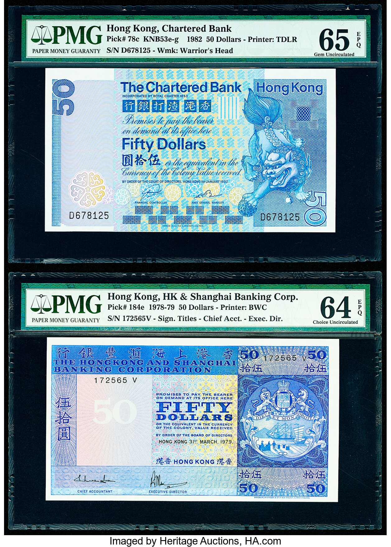 image for: Hong Kong  50 dollars(B373c)