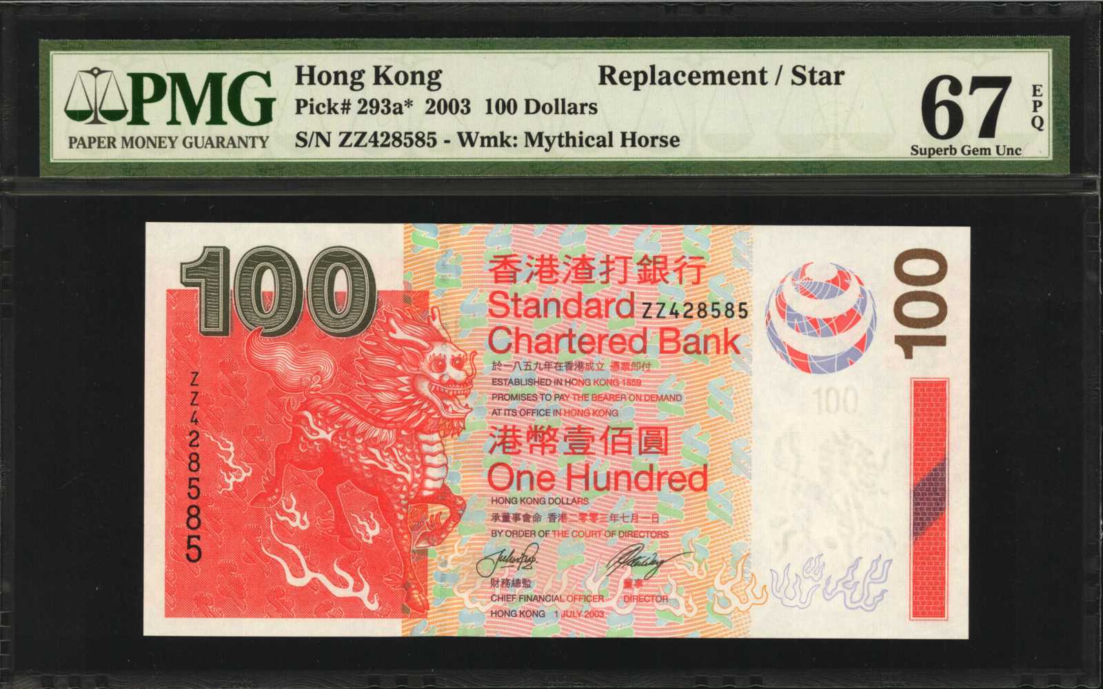 image for: Hong Kong  100 dollars (B415az)