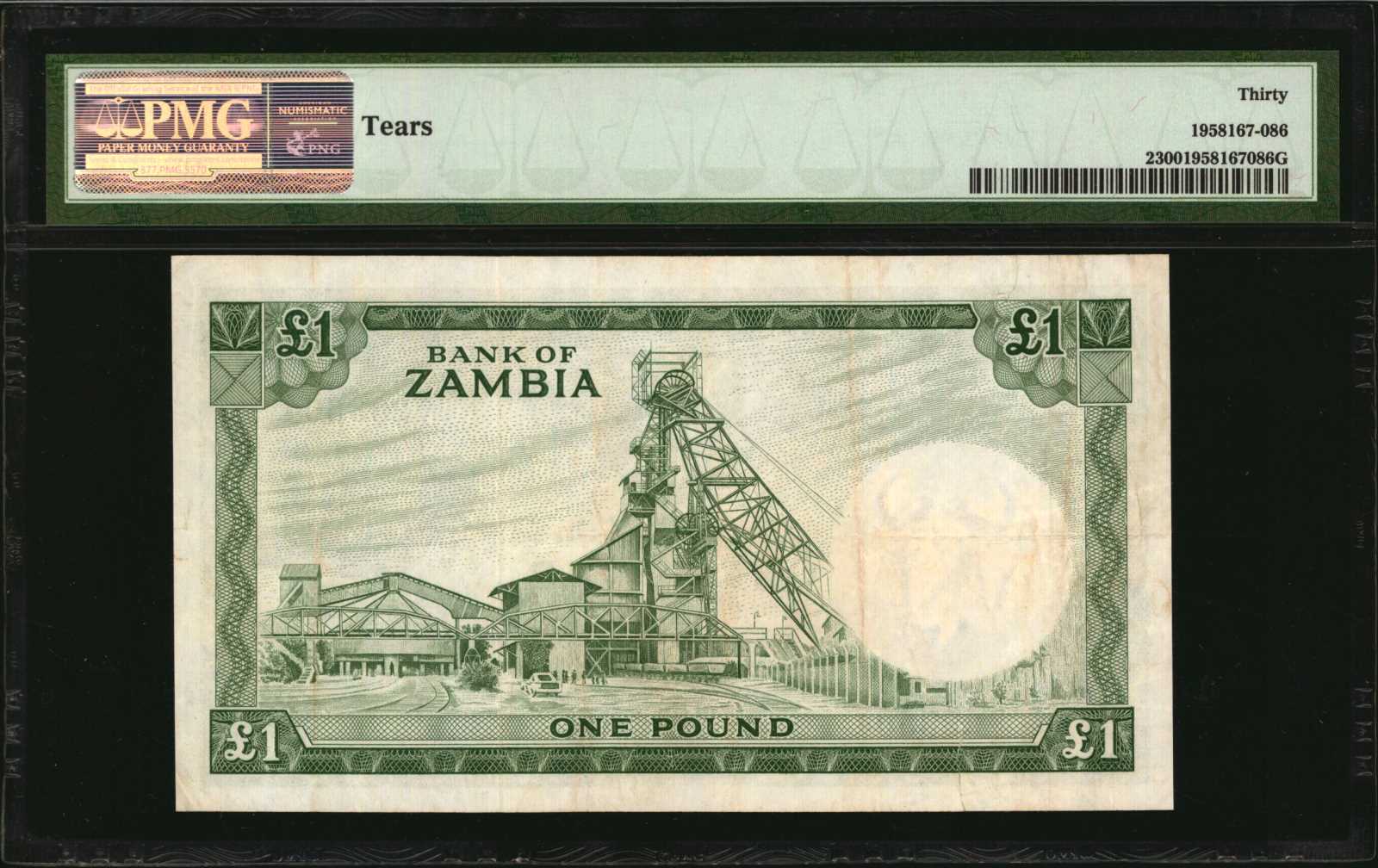 image for: Zambia  1 pound(B102as1)