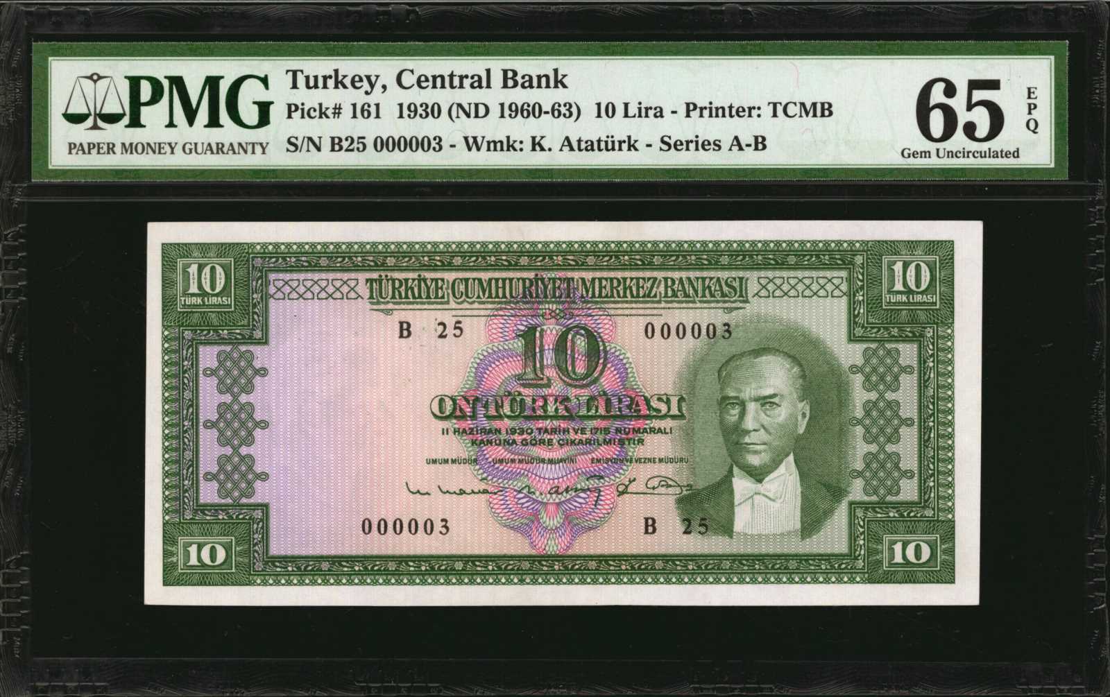 image for: Turkey  10 T?rk liras? (B244as)
