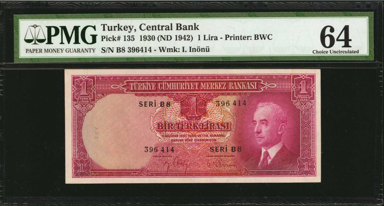 image for: Turkey  1 T?rk liras? (B212at)