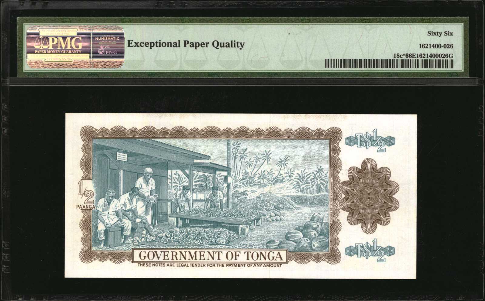 image for: Tonga  1/2 pa?anga(B118b)