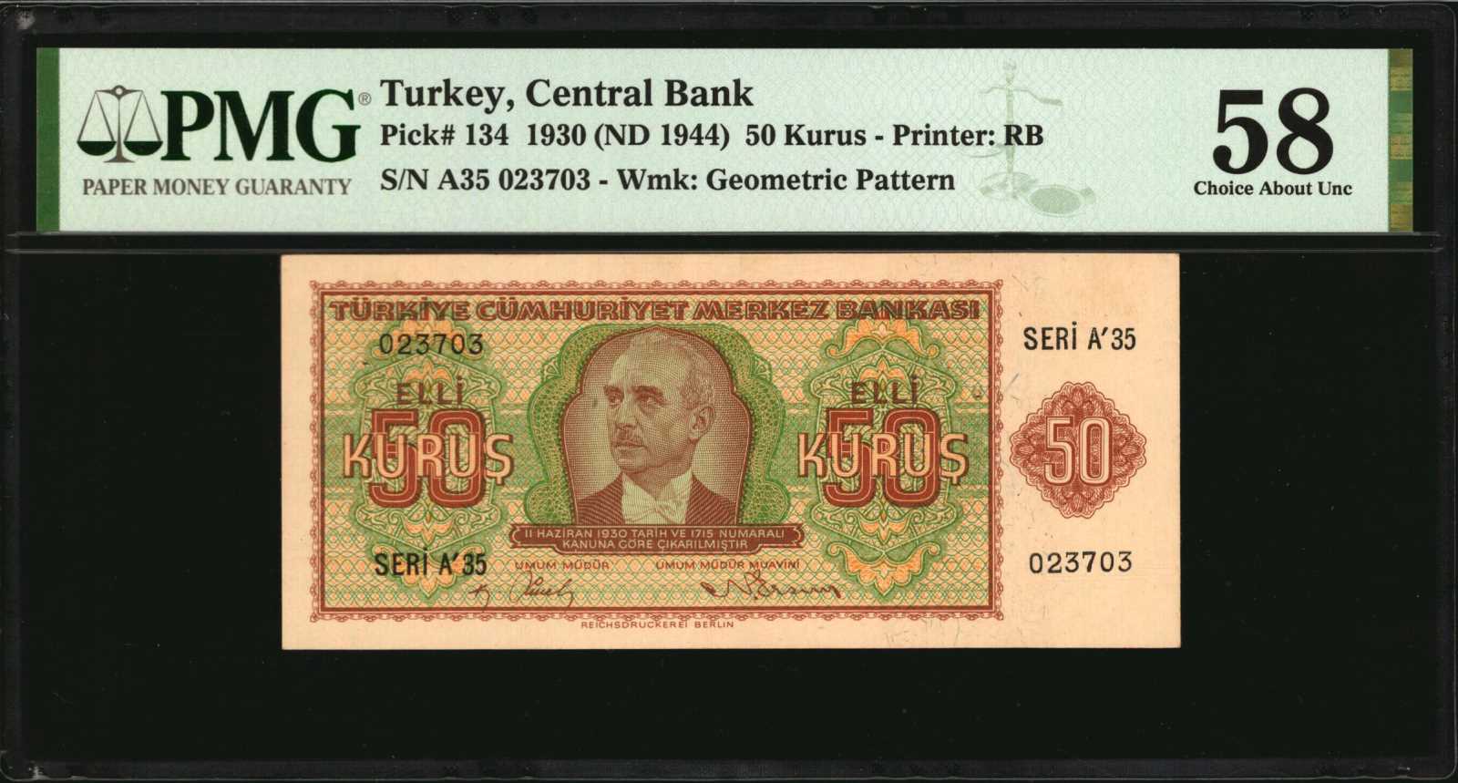 image for: Turkey  50 kuru? (B221a)