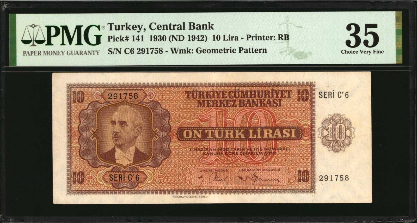 image for: Turkey  10 T?rk liras? (B223as)