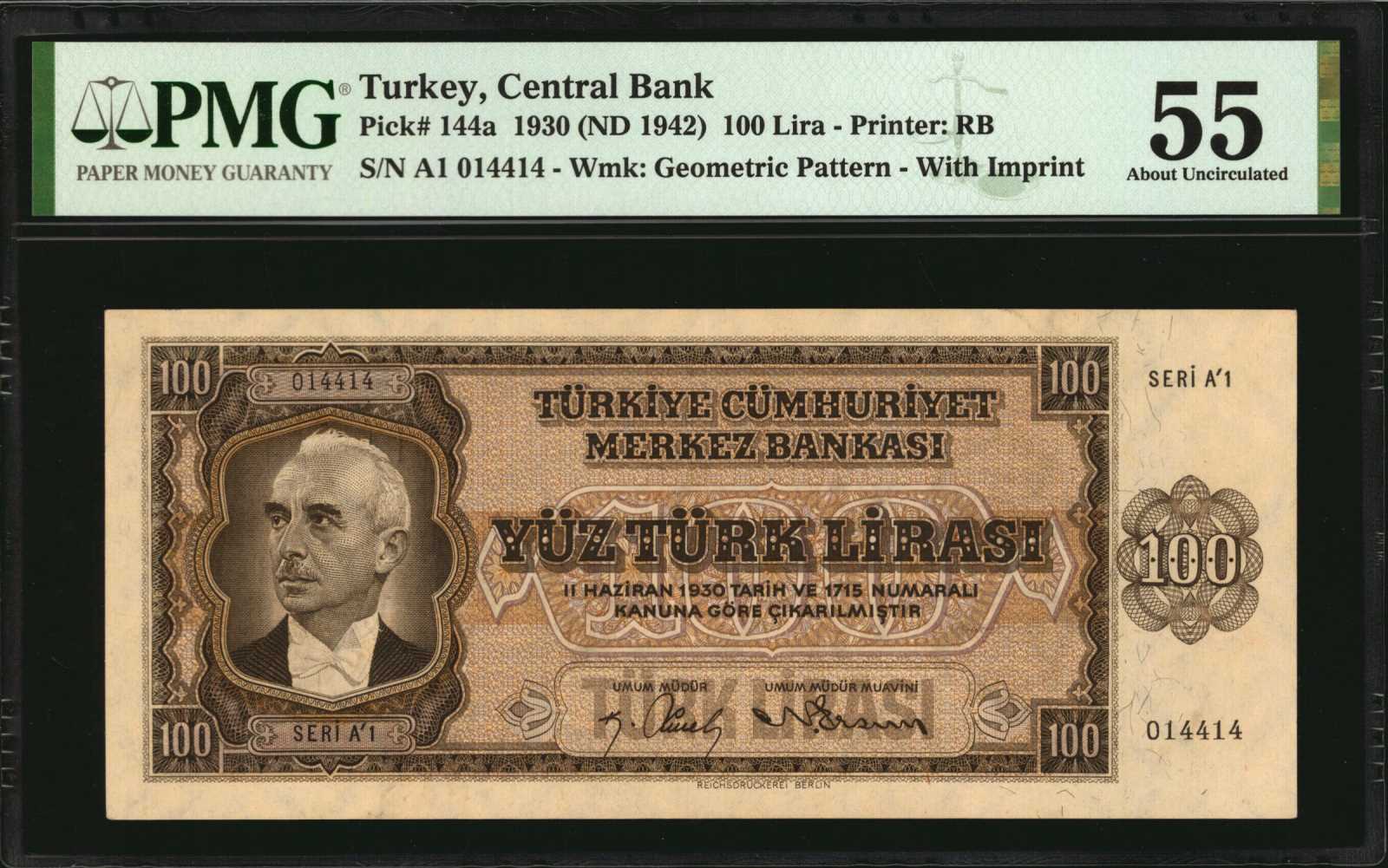 image for: Turkey  100 T?rk liras? (B227as)