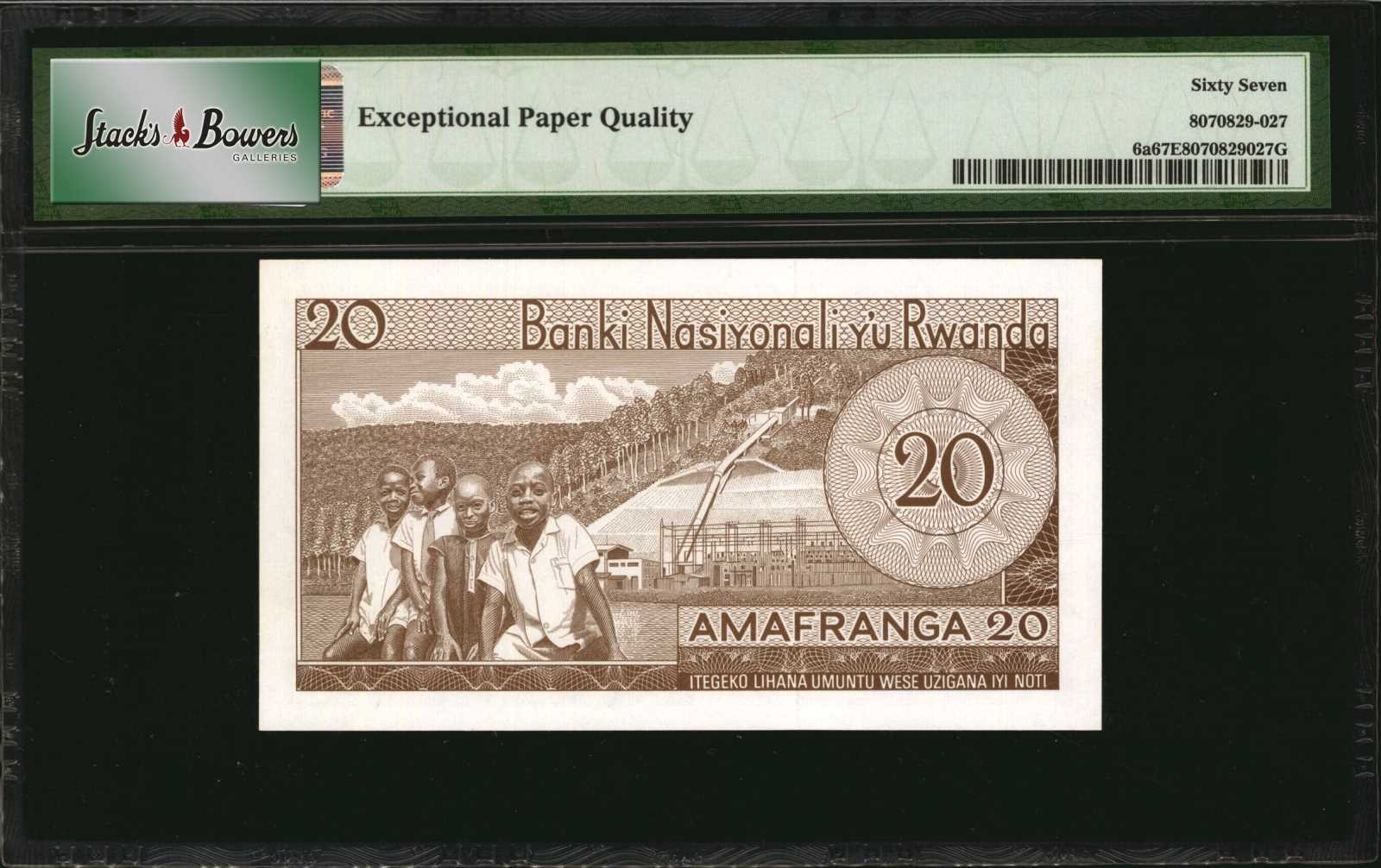 image for: Rwanda  1,000 francs(B110c)