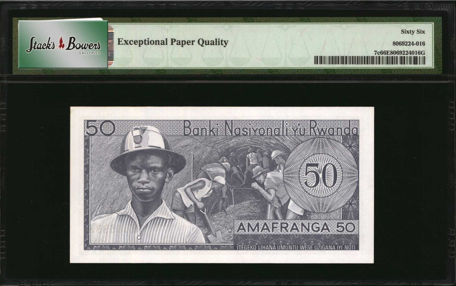 image for: Rwanda  1,000 francs(B110c)