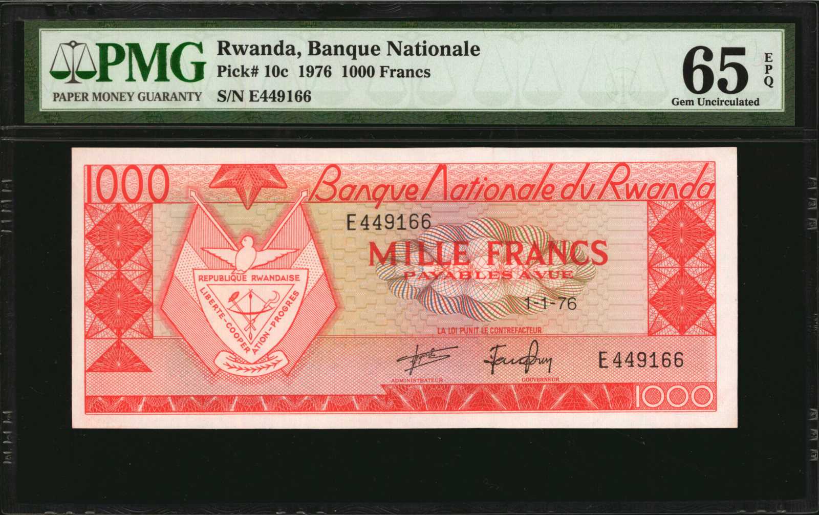 image for: Rwanda  20 francs(B106f)