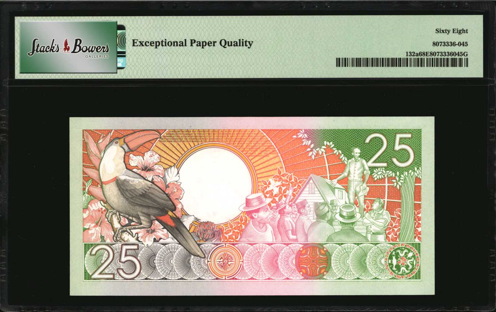 image for: Suriname  100 gulden (guilders)(B519b)
