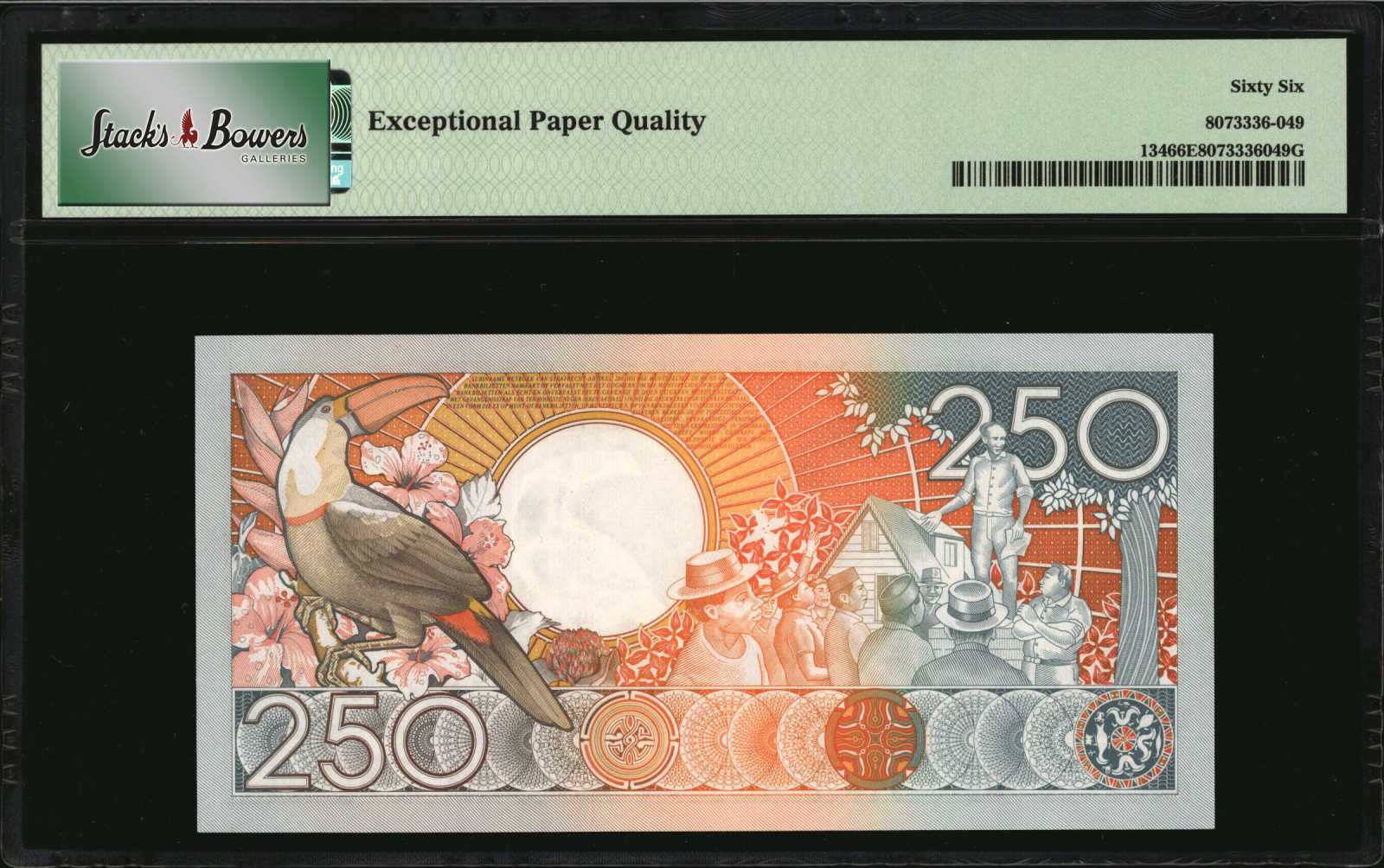 image for: Suriname  100 gulden (guilders)(B519b)