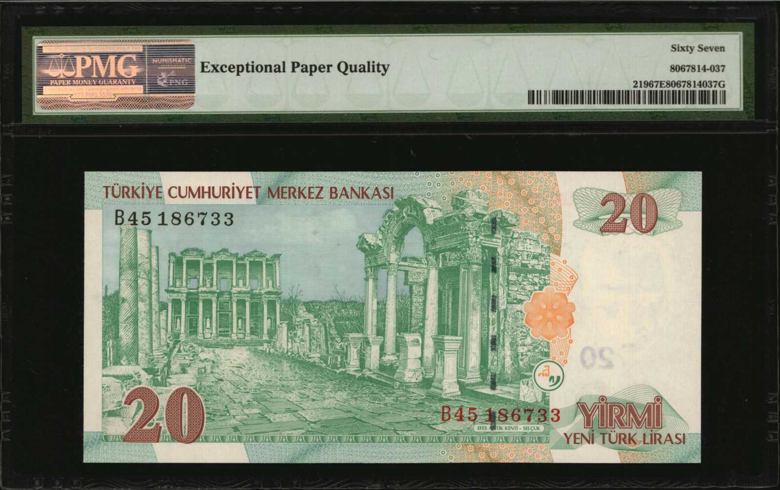 image for: Turkey  20 yeni T?rk liras? (B297as)