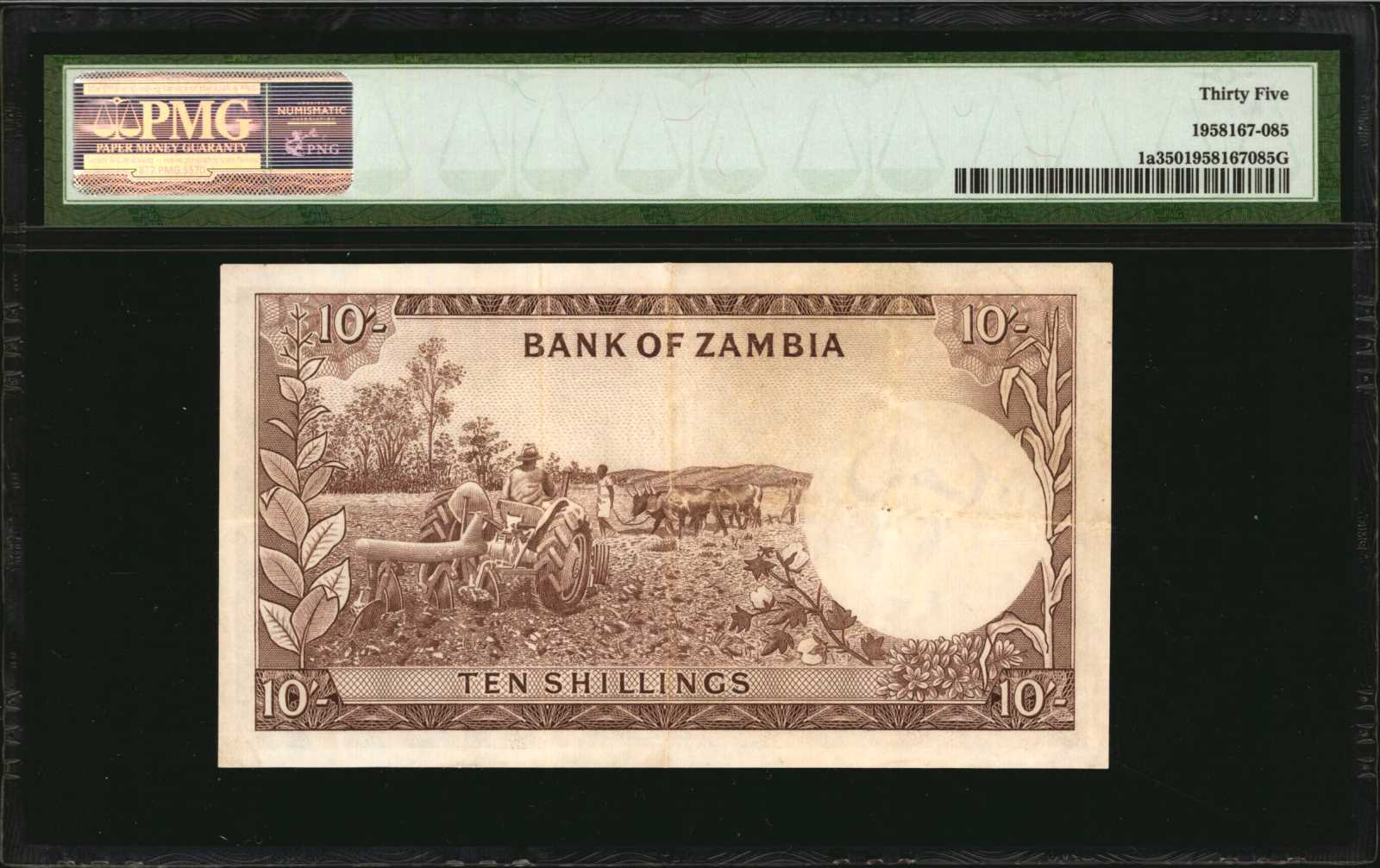 image for: Zambia  10 shillings(B101as2)