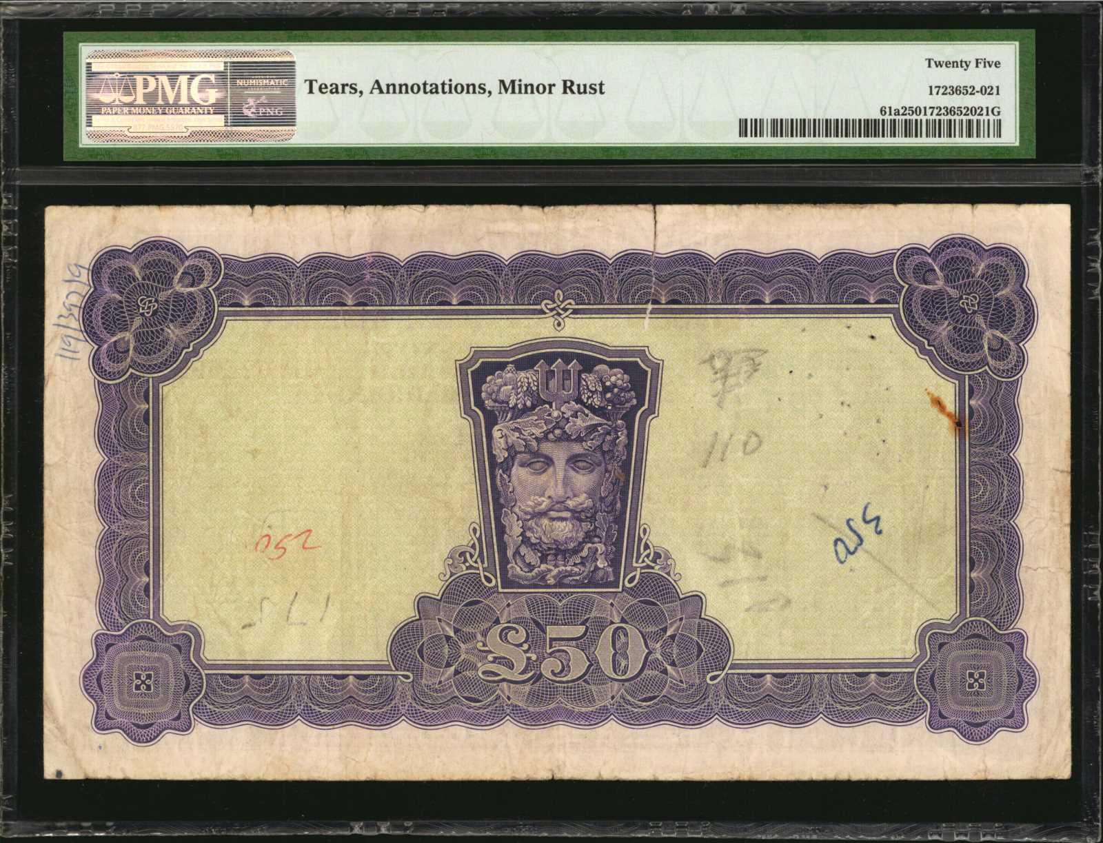 image for: Ireland, Republic of  50 pounds (B206a)