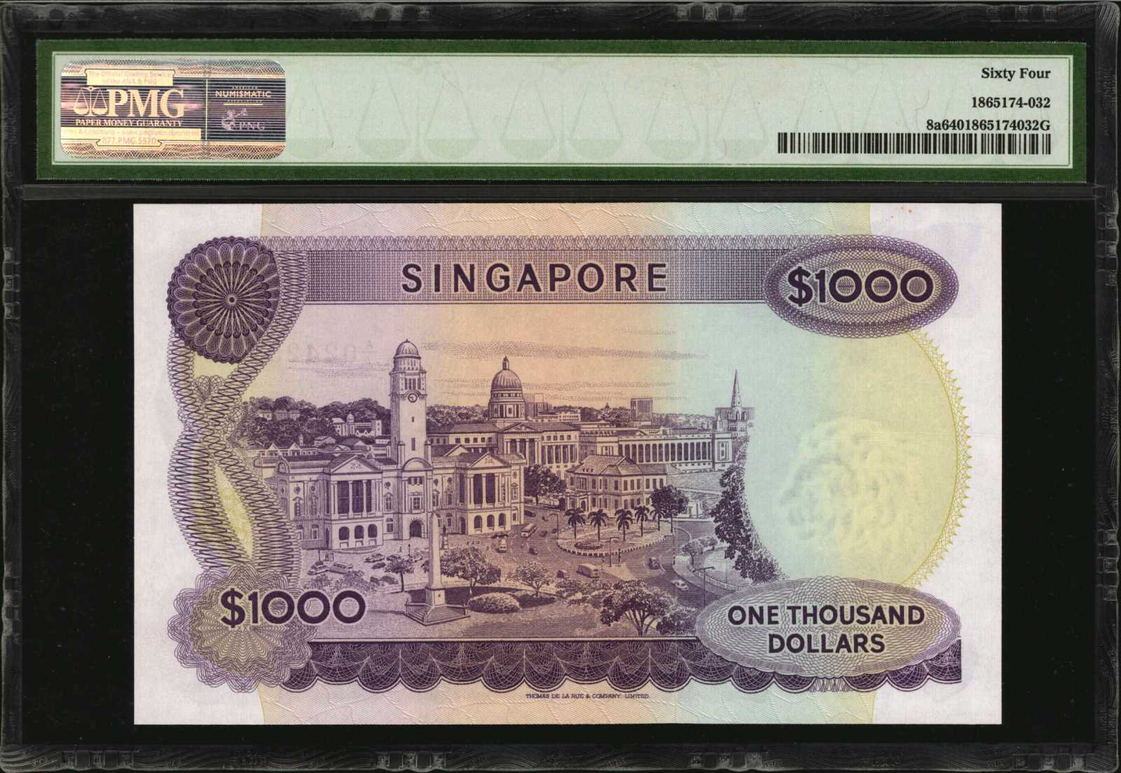 image for: Singapore  10,000 dollars (B109az)