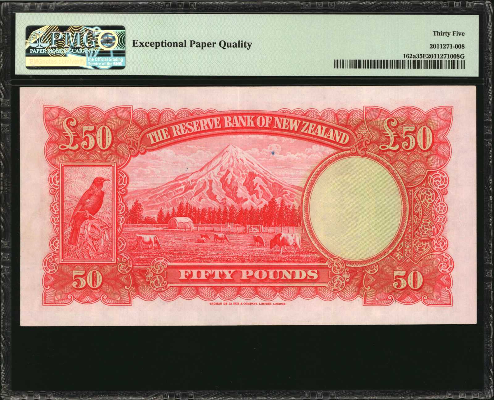 image for: New Zealand  50 pounds (B109cs)