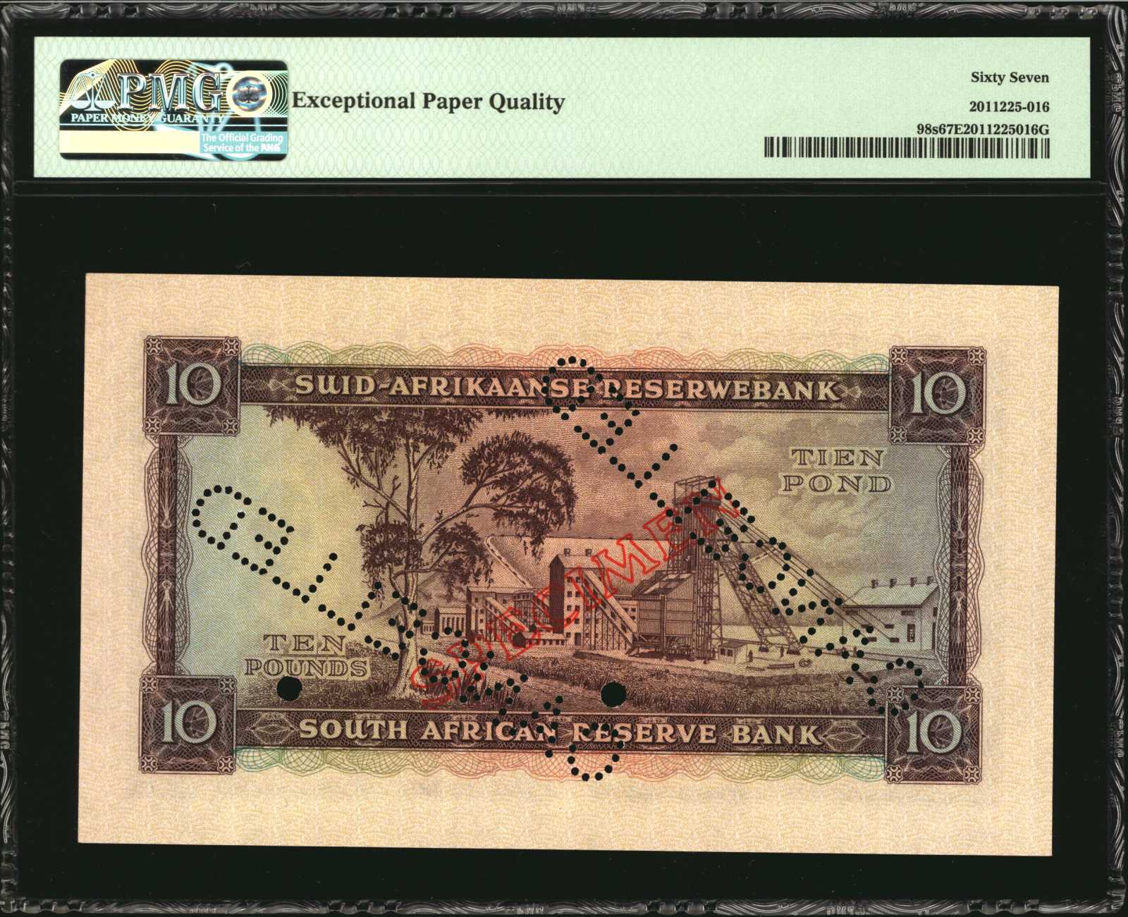 image for: South Africa  10 pounds (B726as)