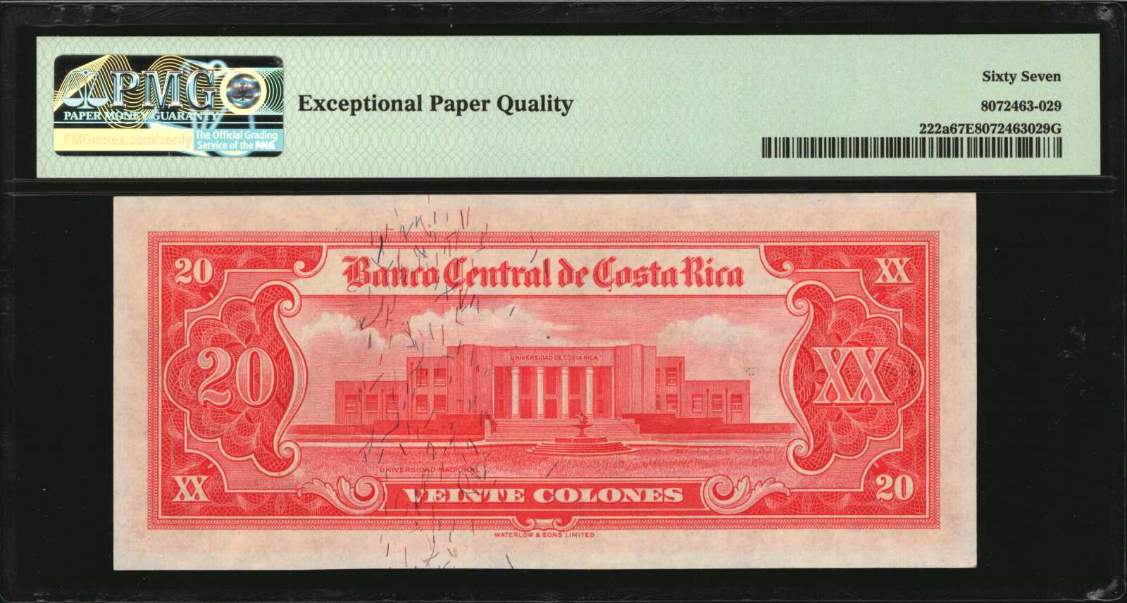 image for: Costa Rica  20 colones(B512d)