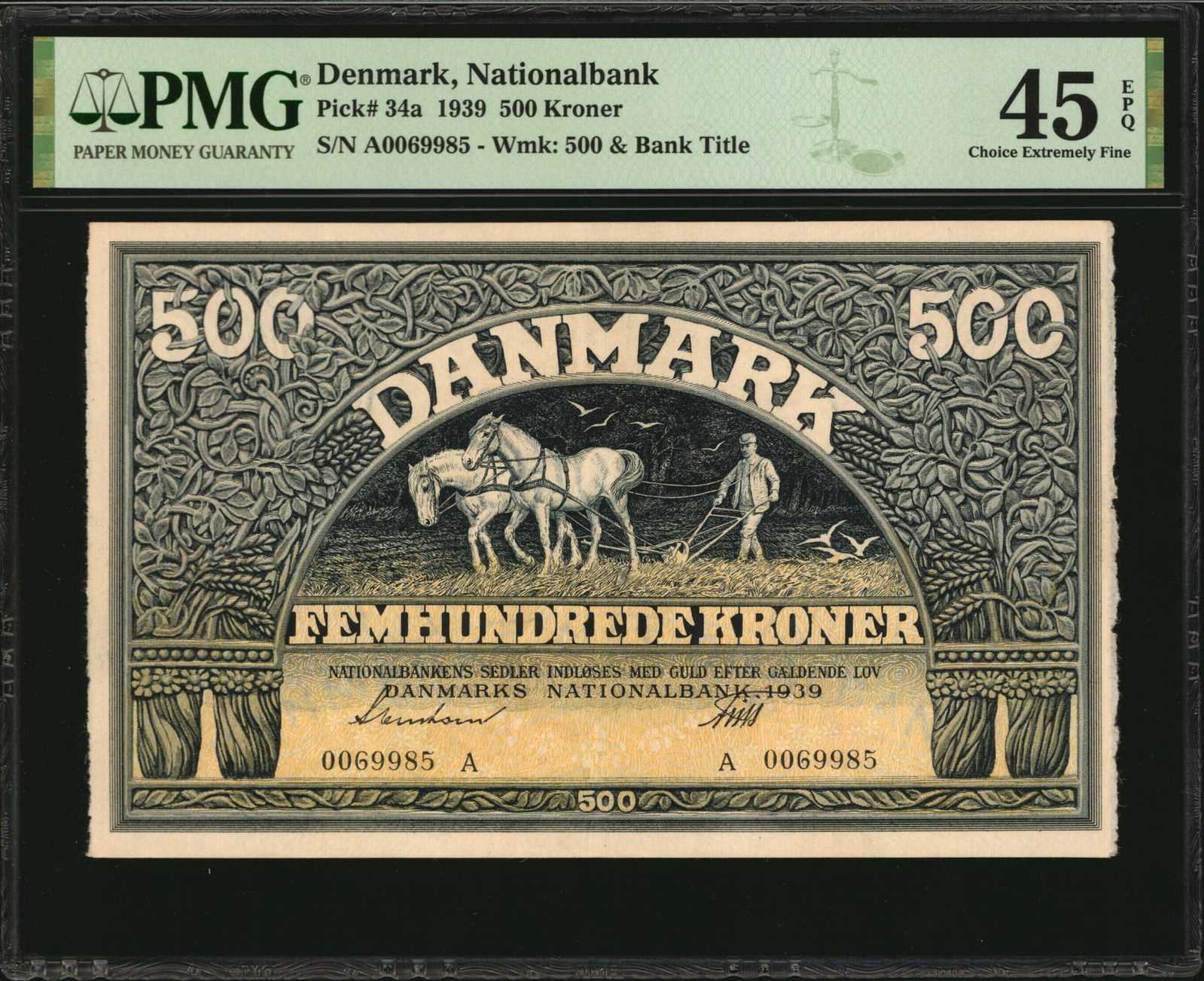 image for: Denmark  500 kroner (B905a)