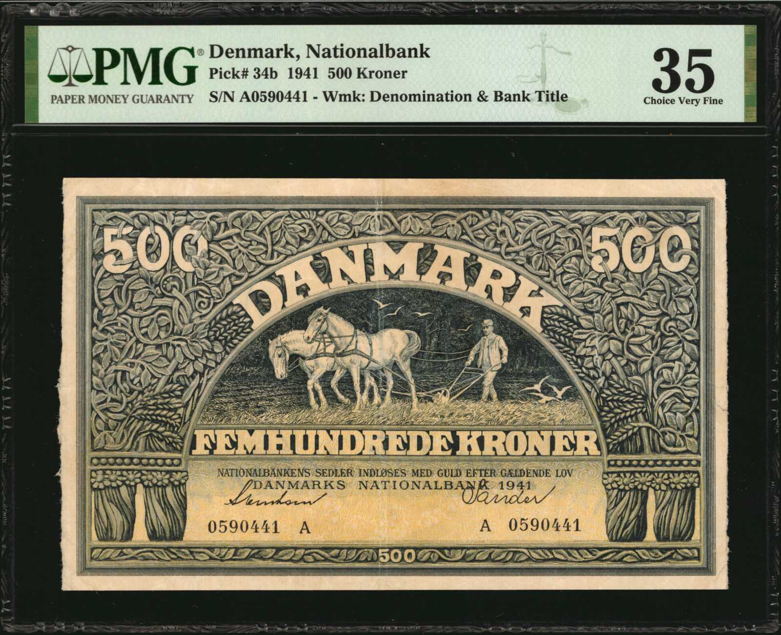 image for: Denmark  500 kroner (B905a)
