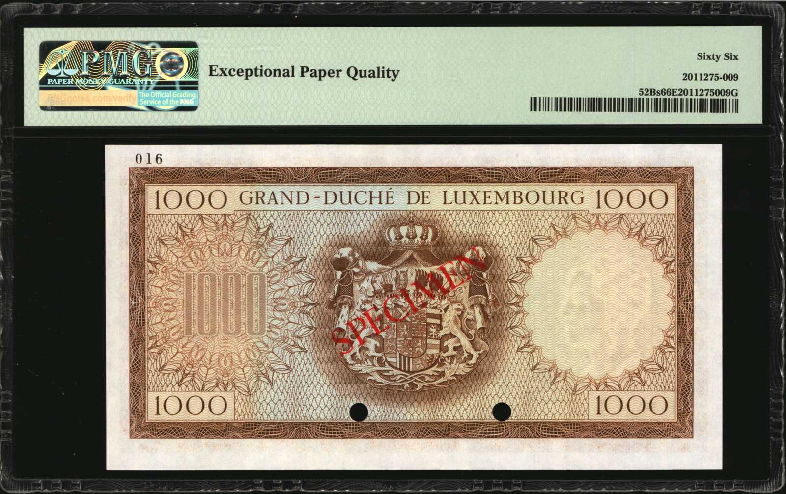 image for: Luxembourg  500 francs(B344as)
