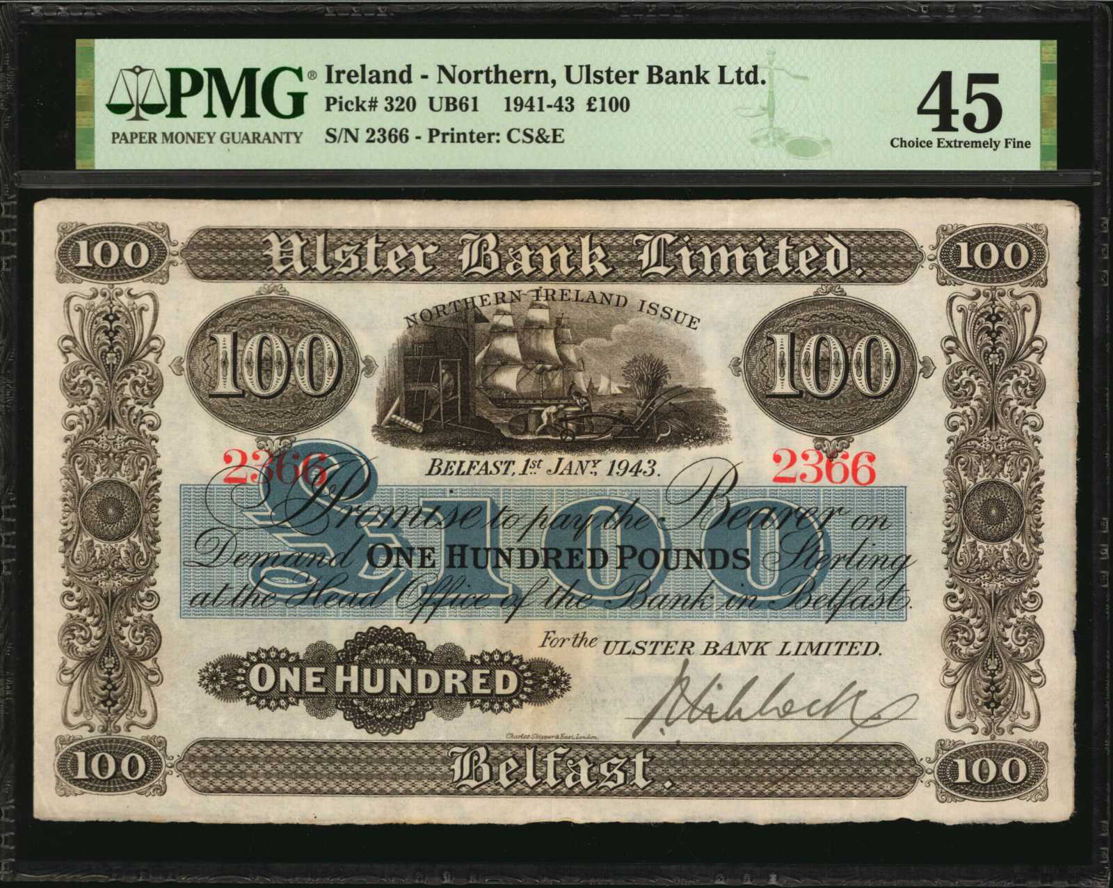  1st March, 1941 Handwritten sig 