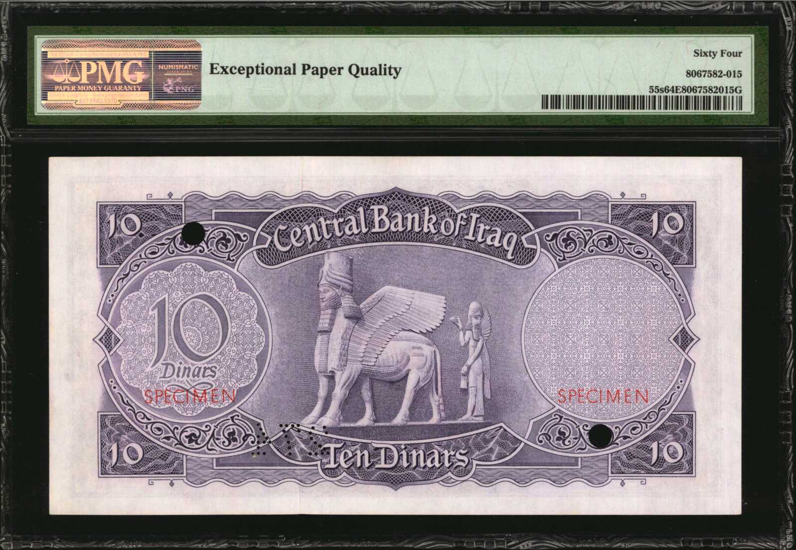 image for: Iraq  10 dinars (B312ap1)