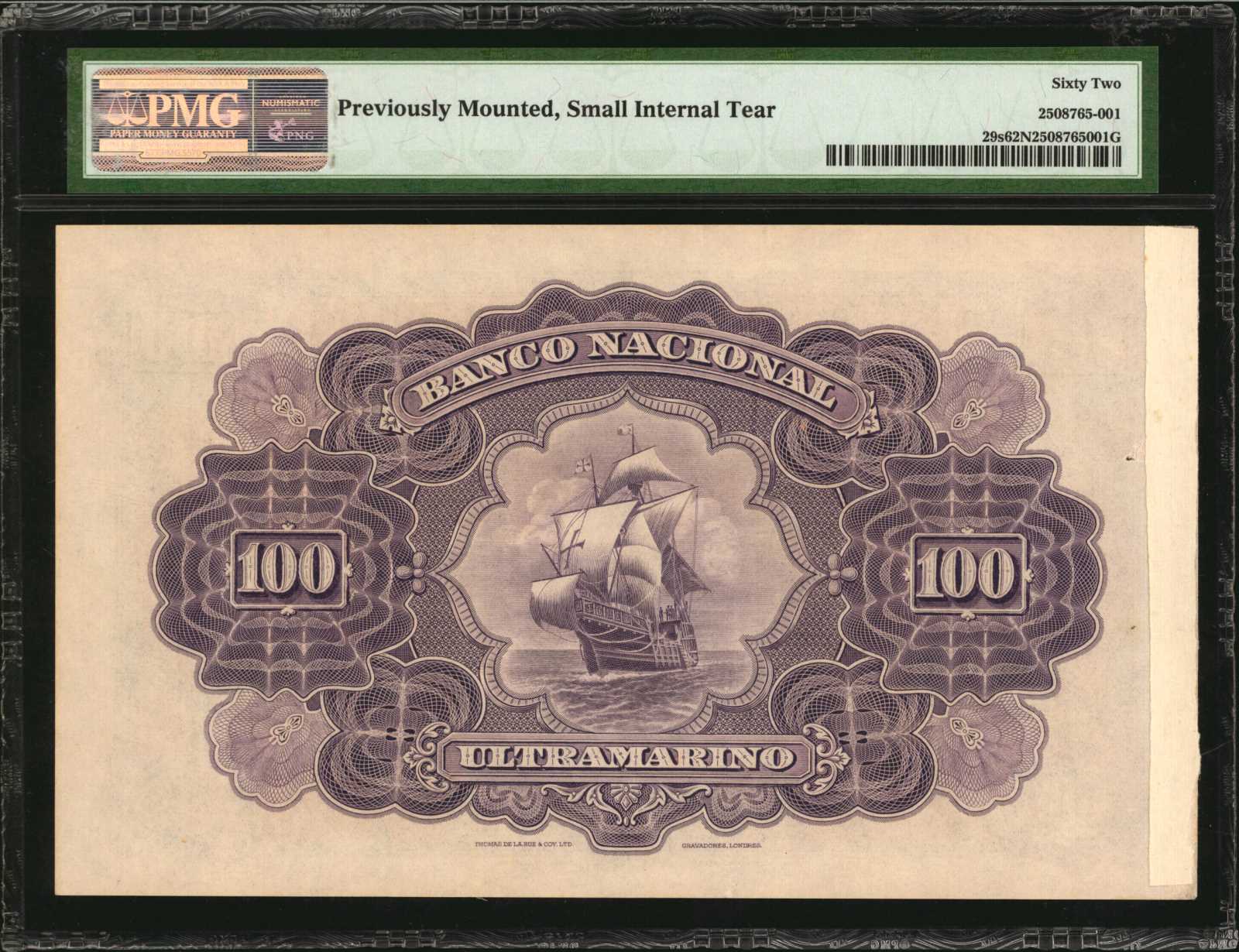 image for: Portuguese India  100 rupias(B317a)