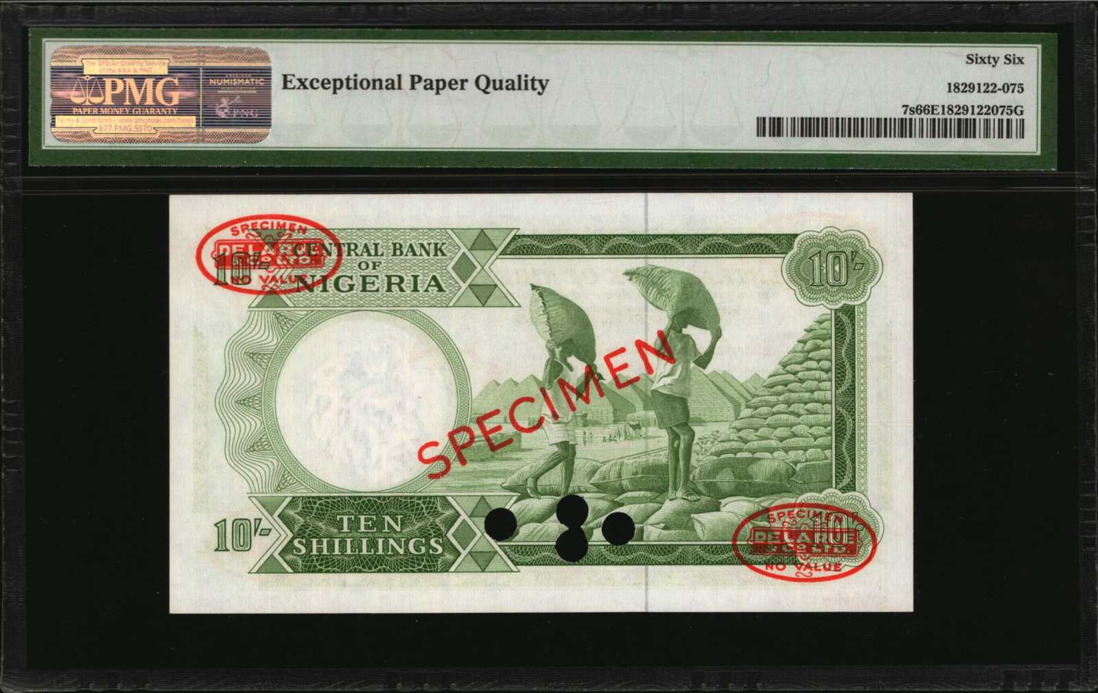 image for: Nigeria  10 shillings (B206as5)