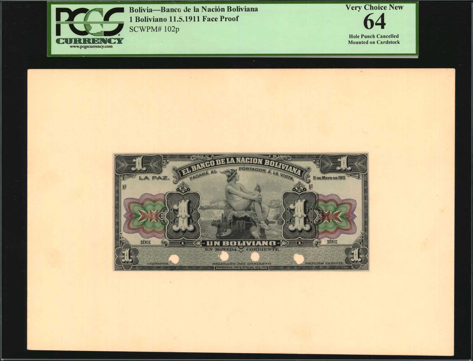 image for: Bolivia  1 boliviano(B207d)