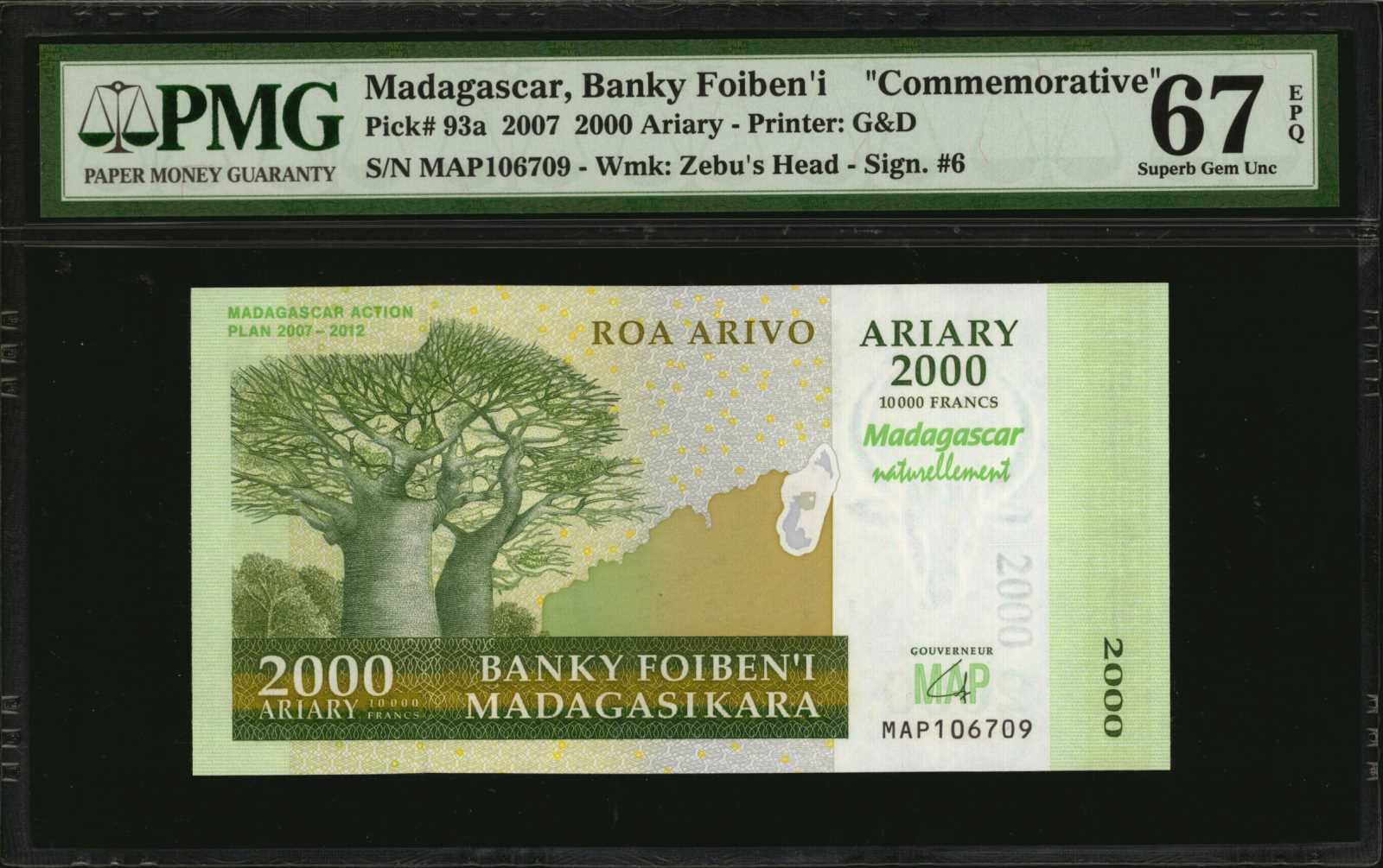 image for: Madagascar  5,000 ariary (B331a)