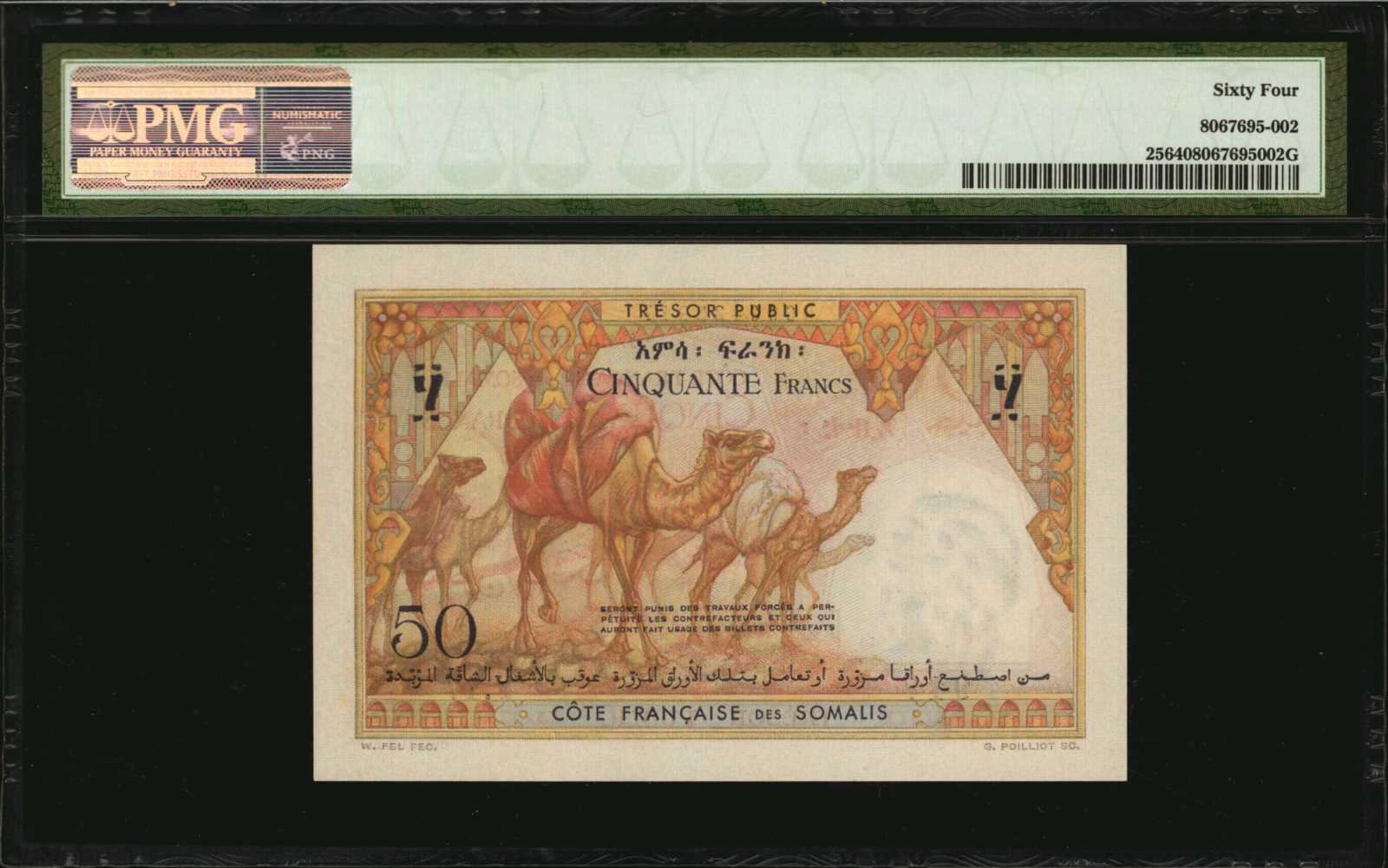 image for: French Somaliland  50 francs(B301as1)
