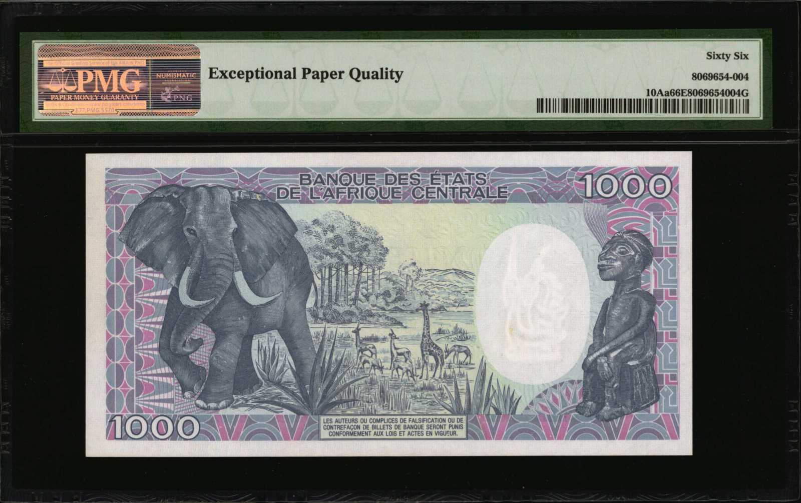 image for: Chad  1,000 francs (B209a)