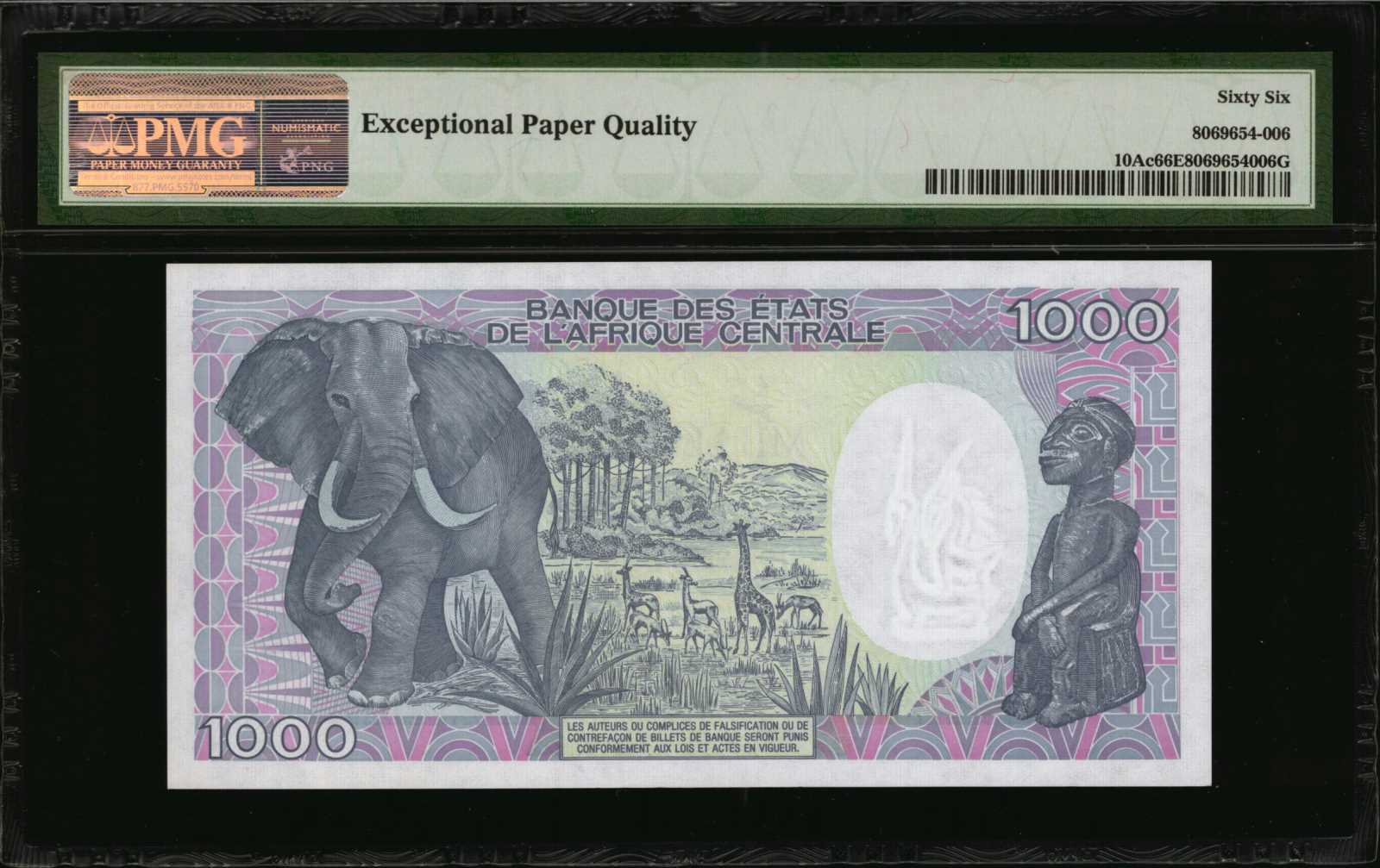 image for: Chad  1,000 francs (B209as)