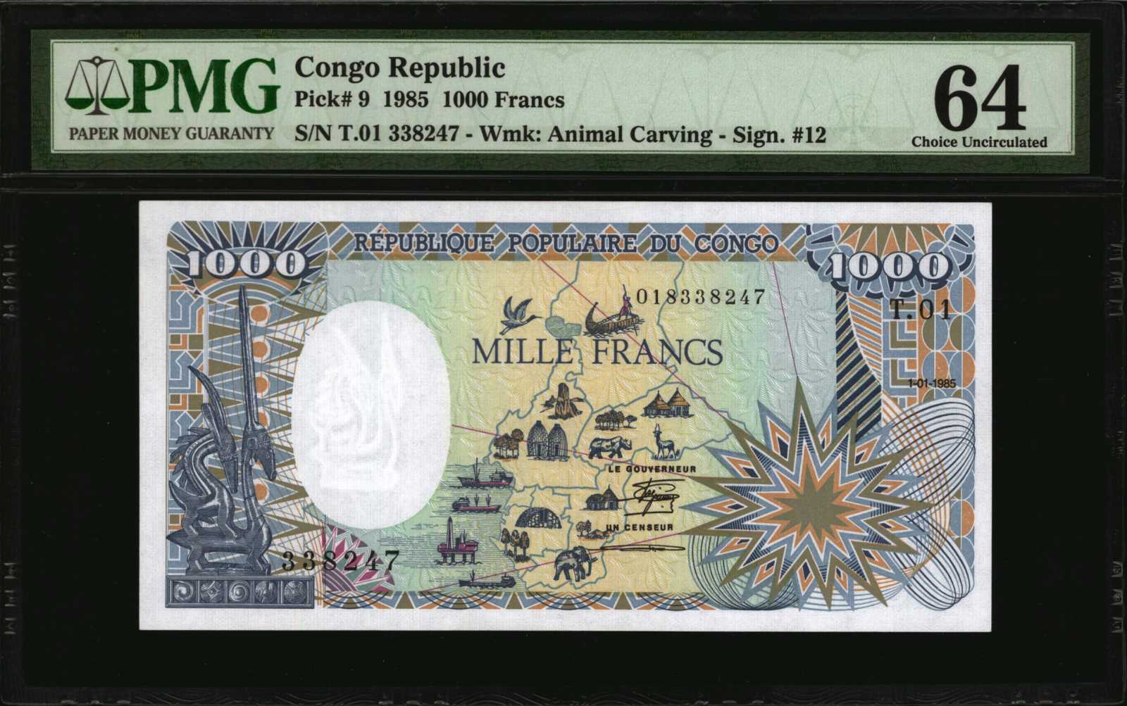  1-01-1985 Sig 7: Oyé-Mba/Tchepannou Series T 01 